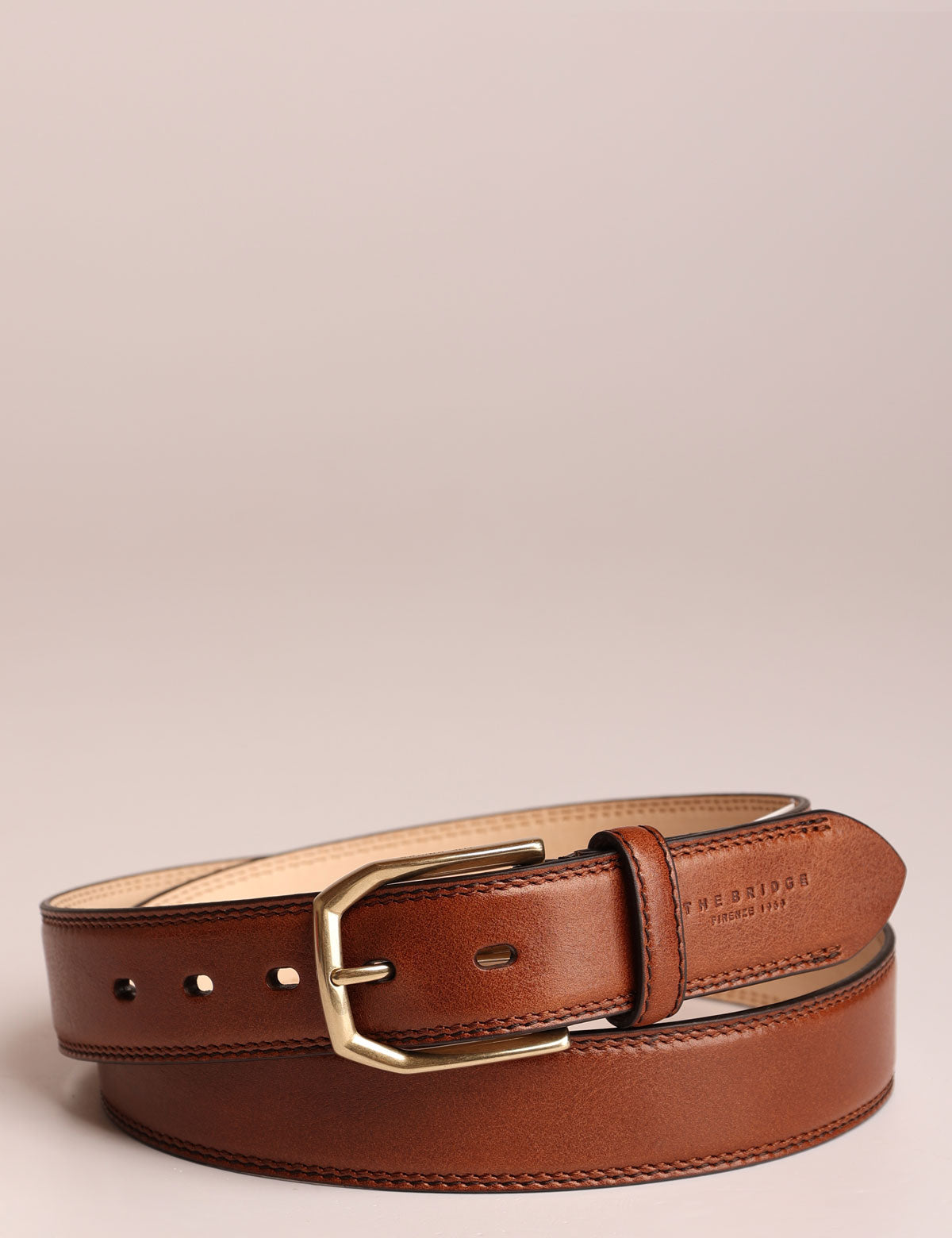 The Bridge Brunelleschi belt with geometric buckle