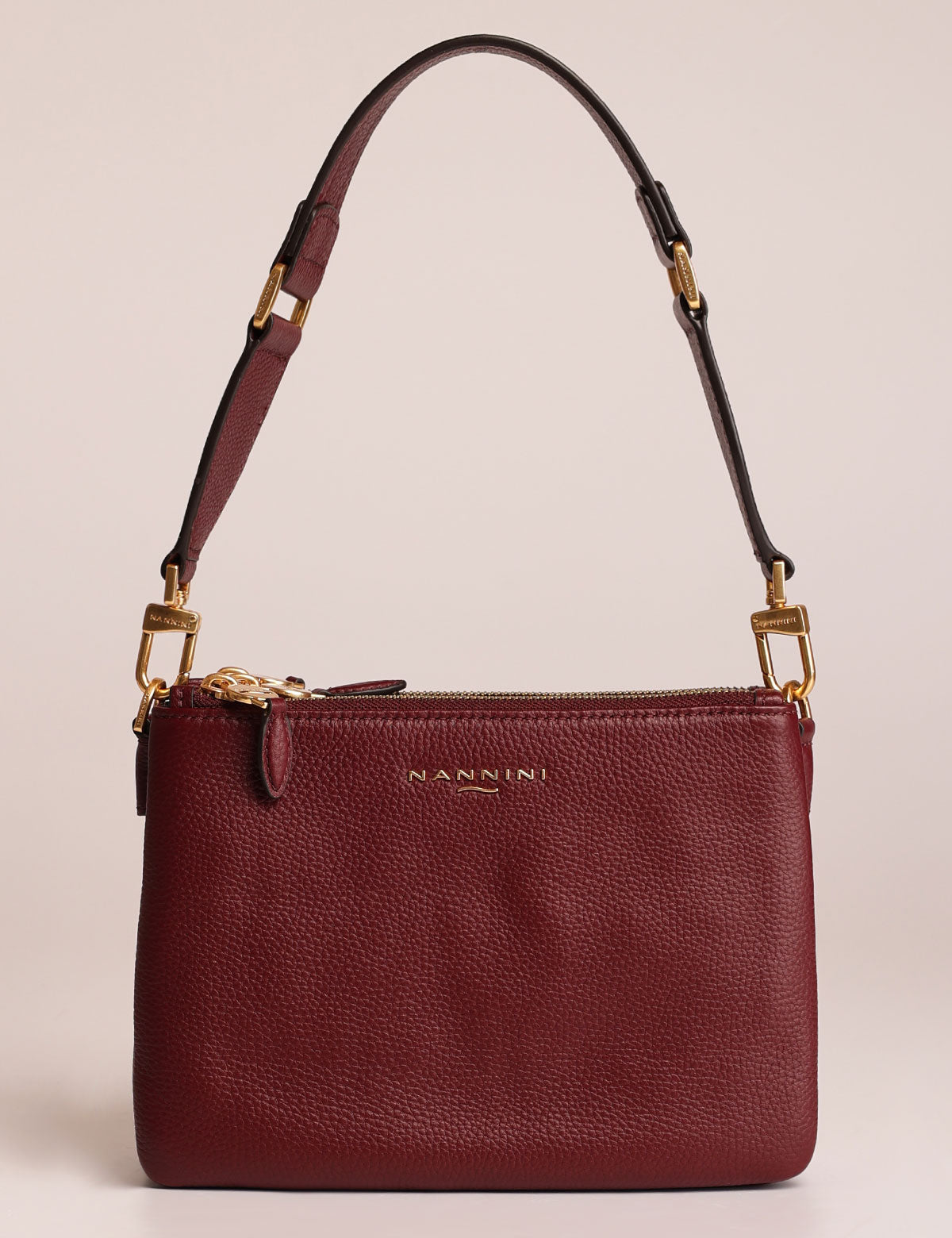 Nannini Bice three-compartment shoulder bag