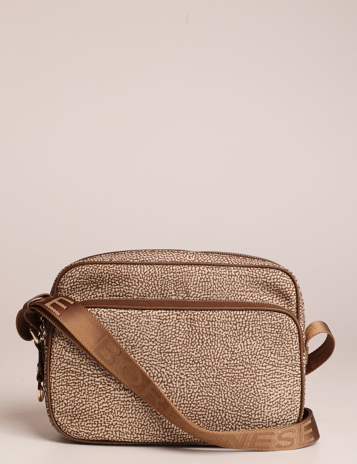 Borbonese Eco Line shoulder bag with pocket