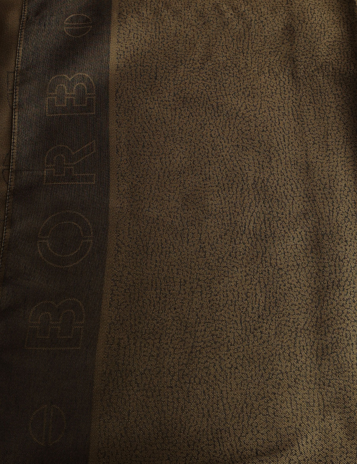 Borbonese scarf with outline logo in modal blend
