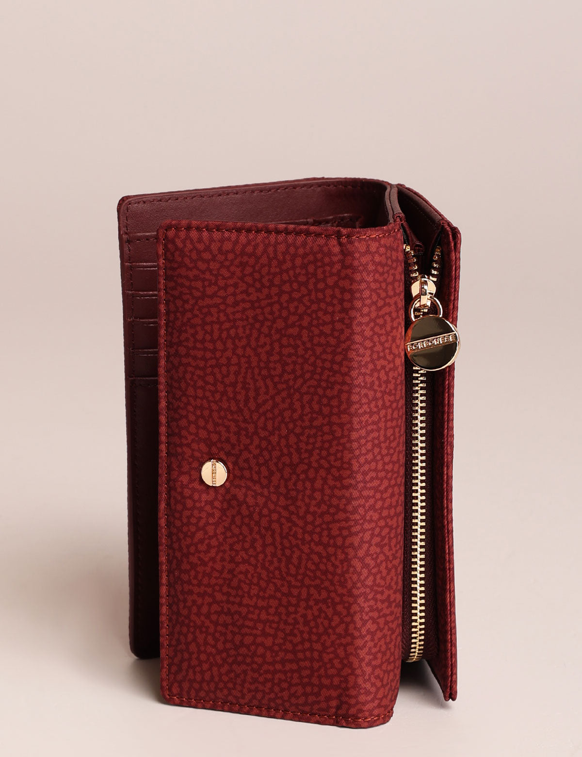Borbonese wallet with external coin purse