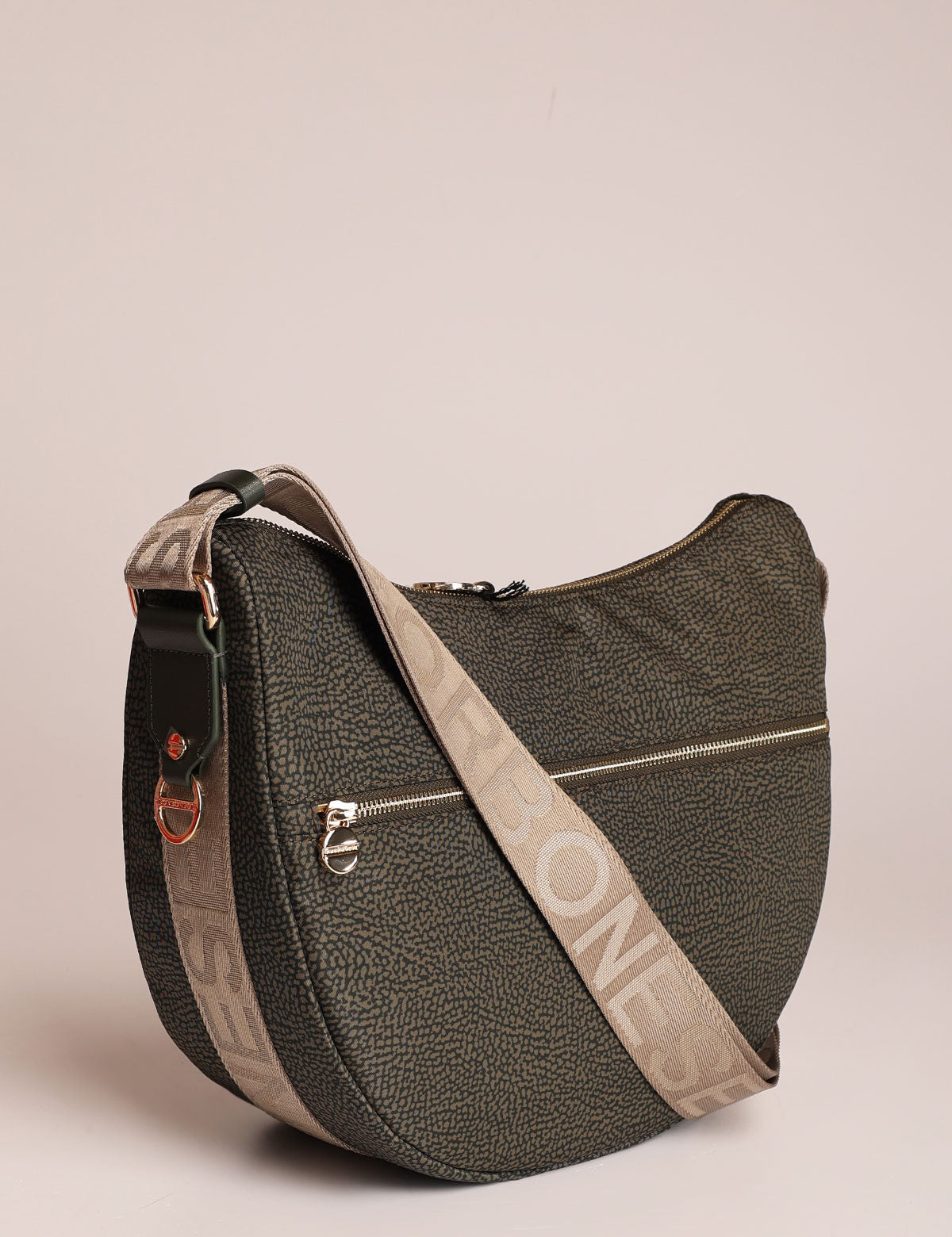 Borbonese Luna Medium Shoulder Bag