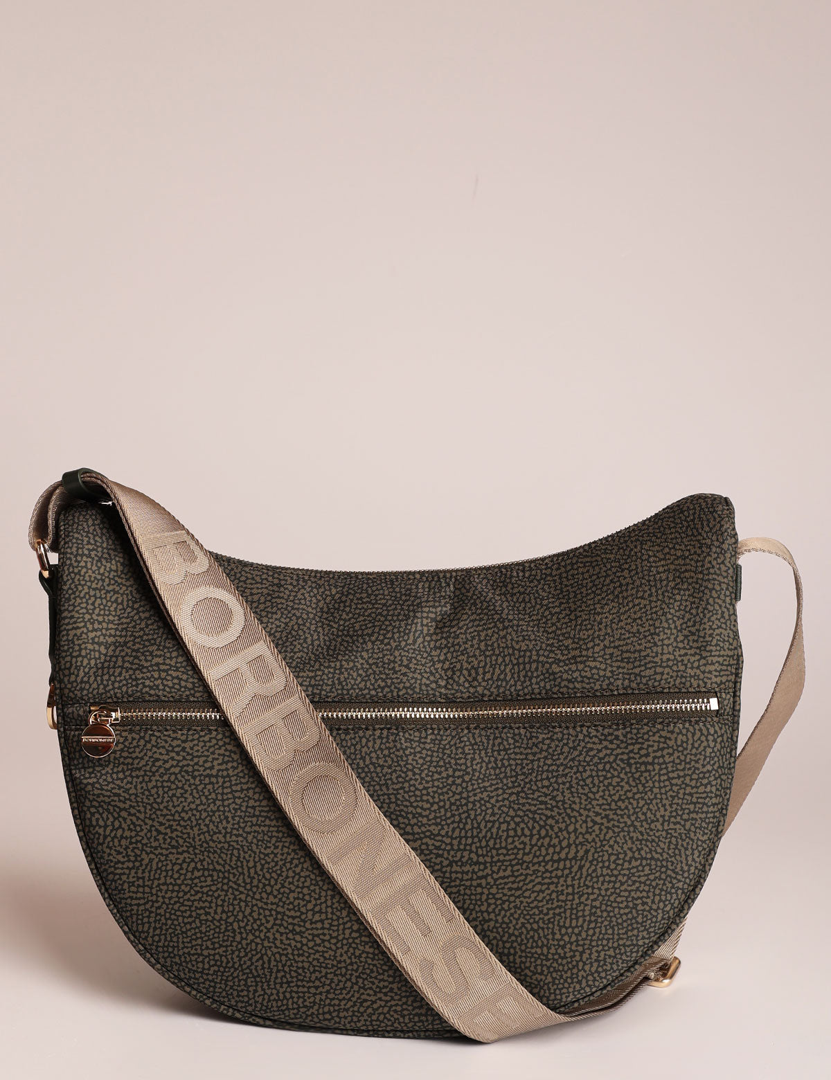 Borbonese Luna Medium Shoulder Bag