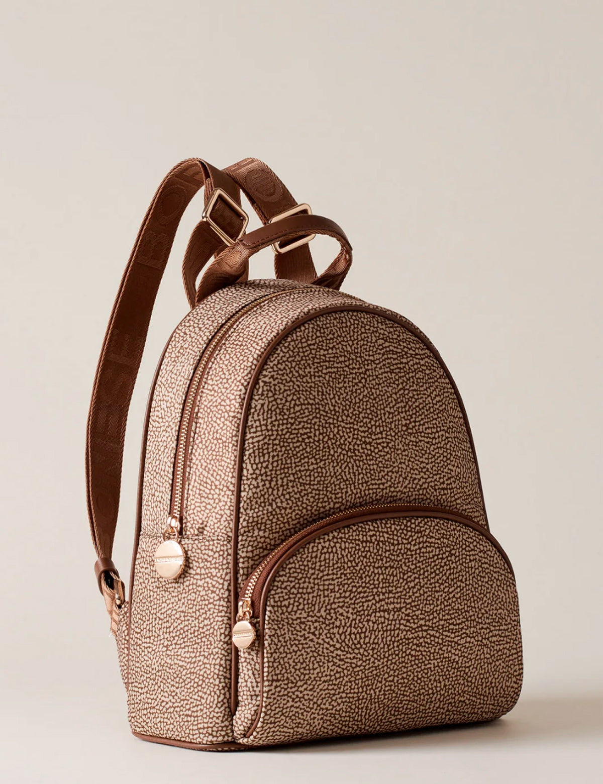 Borbonese Eco Line Rucksack mit Vordertasche
