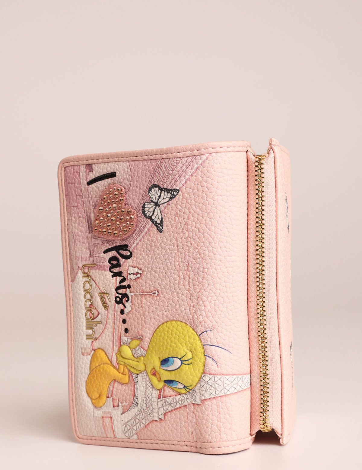 Braccialini Wallet Looney Tunes Paris Postcards