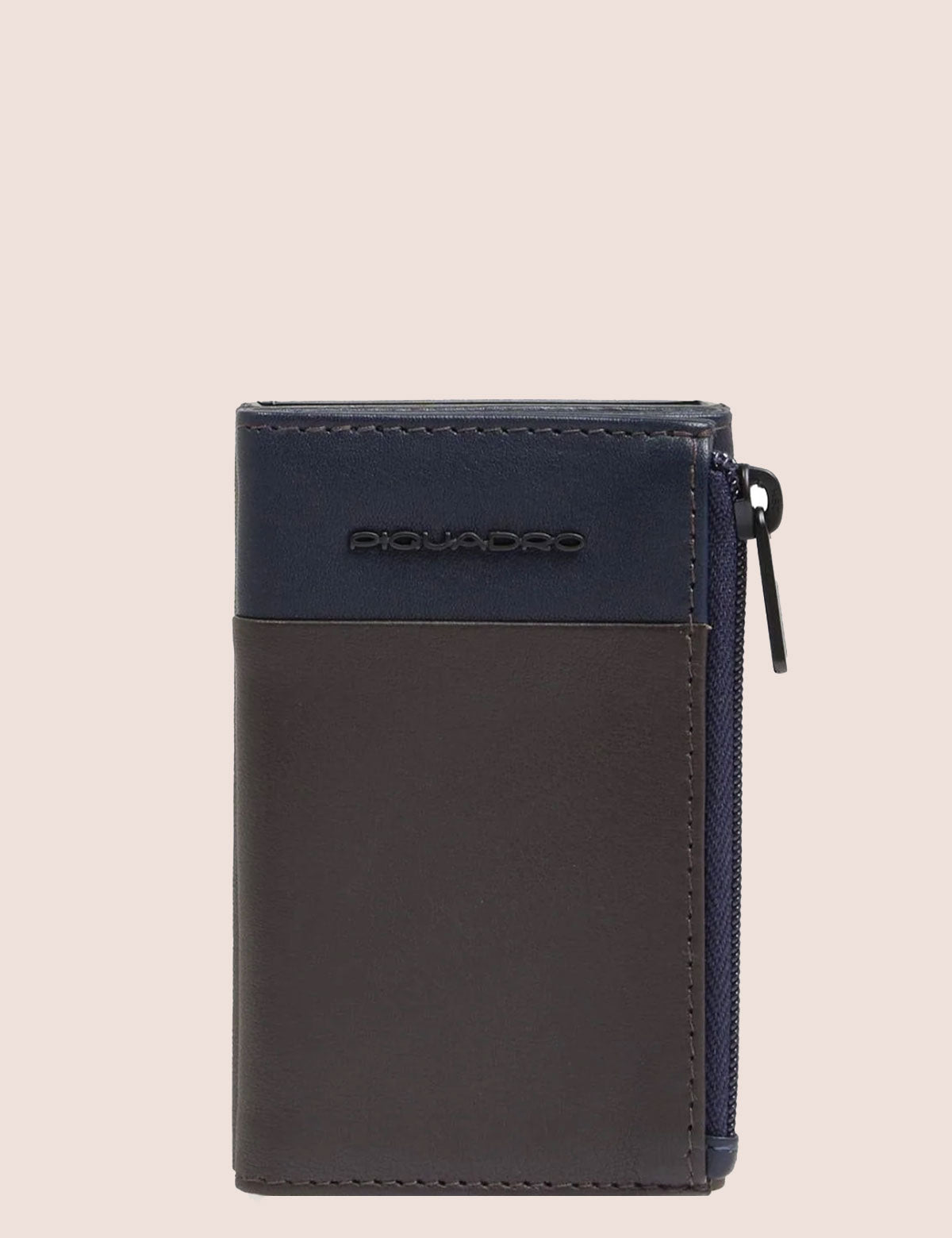 Piquadro Harper card holder with sliding system and coin pocket
