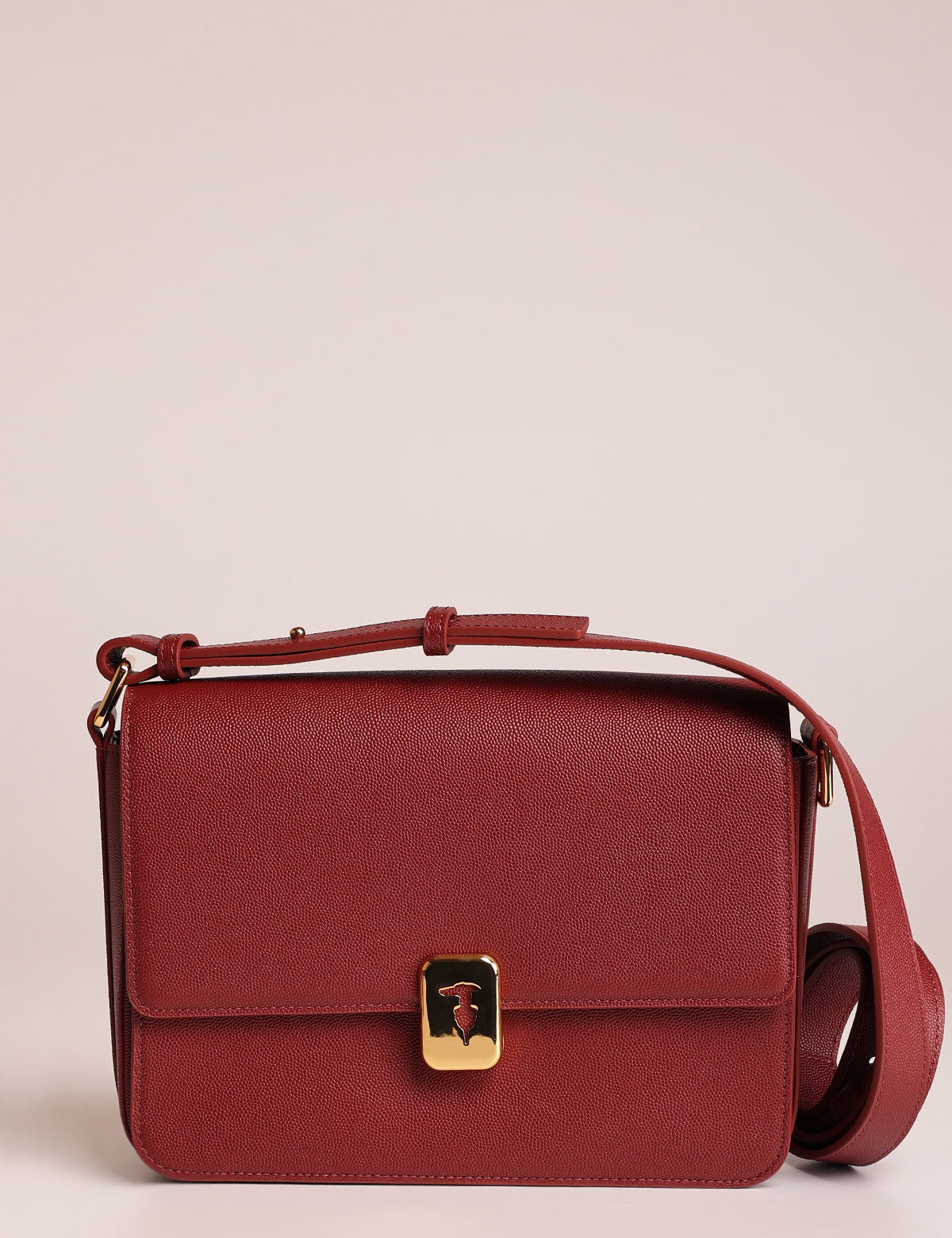 Trussardi Cameo shoulder bag with flap