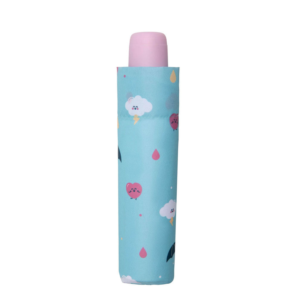 Doppler Mr Wonderful Mini Rainy Day Blue Regenschirm