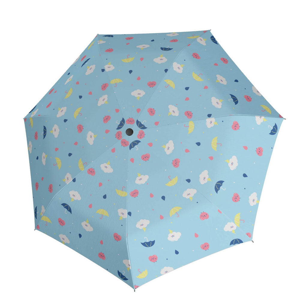 Doppler Mr Wonderful Mini Rainy Day Blue Regenschirm