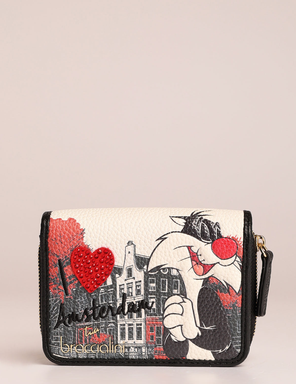 Portafoglio Braccialini Cartoline Looney Tunes Amsterdam