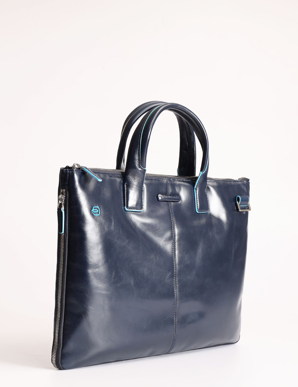 Piquadro 15.6'' Blue Square Laptop Briefcase