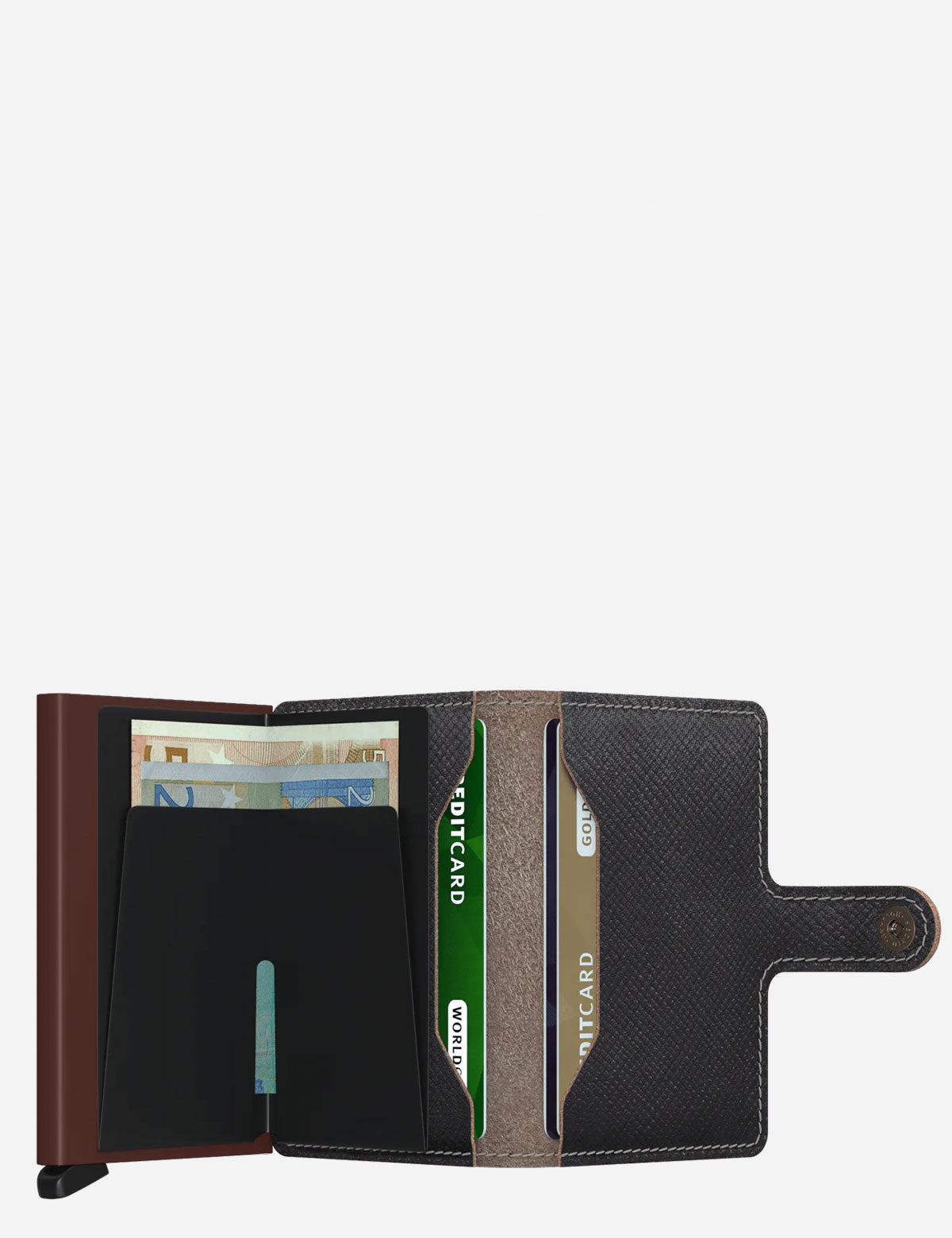 Mini wallet Secrid Saffiano line