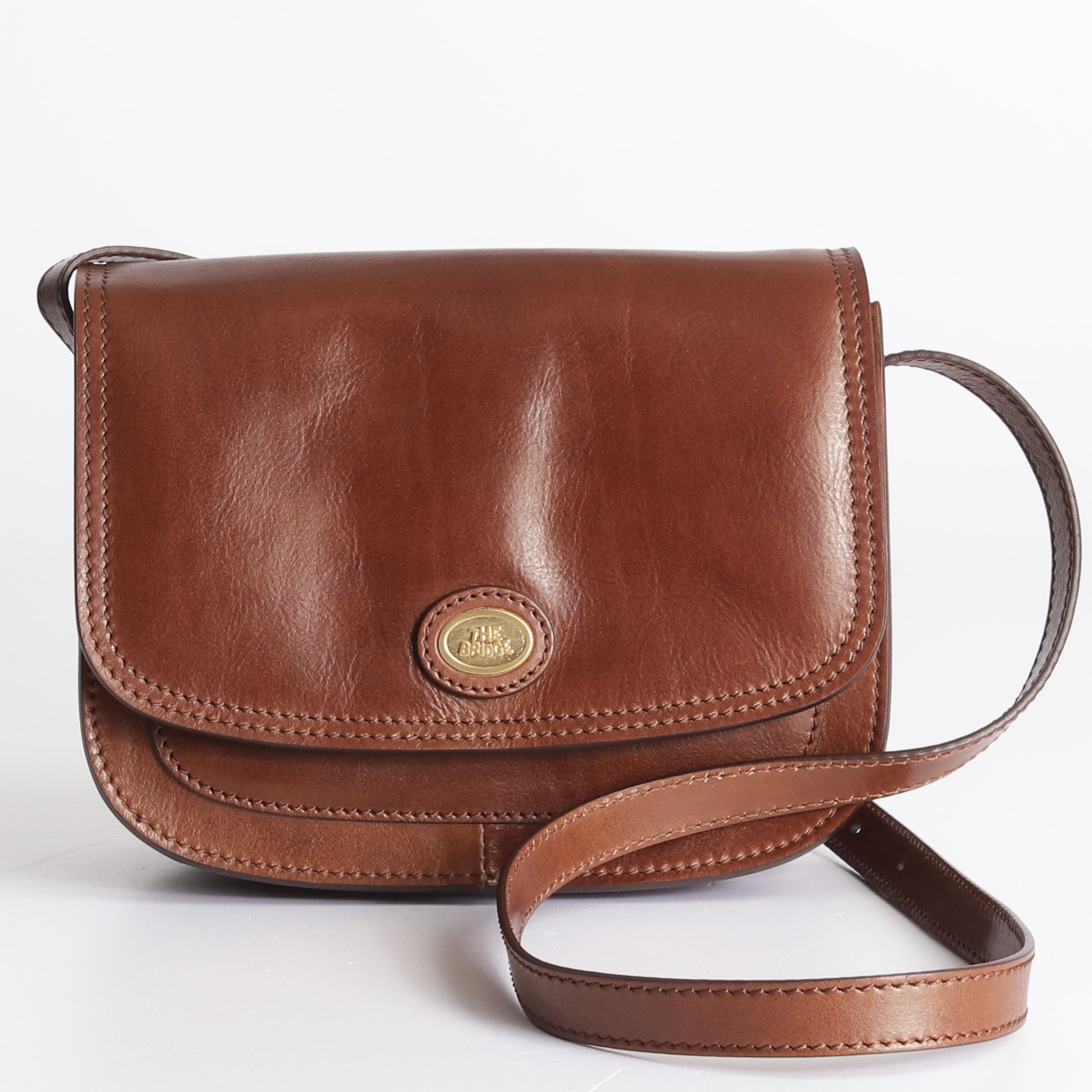 Leather Borsa Messenger The Bridge The Bridge Messenger Bag 24 Cm –