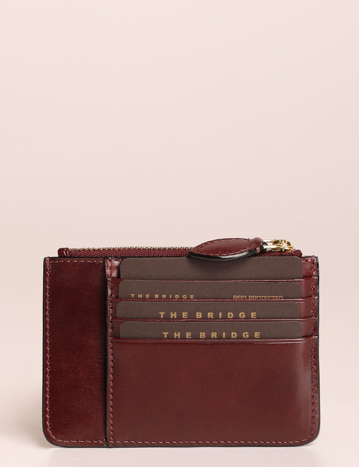 Portacarte The Bridge Frida sottile con zip