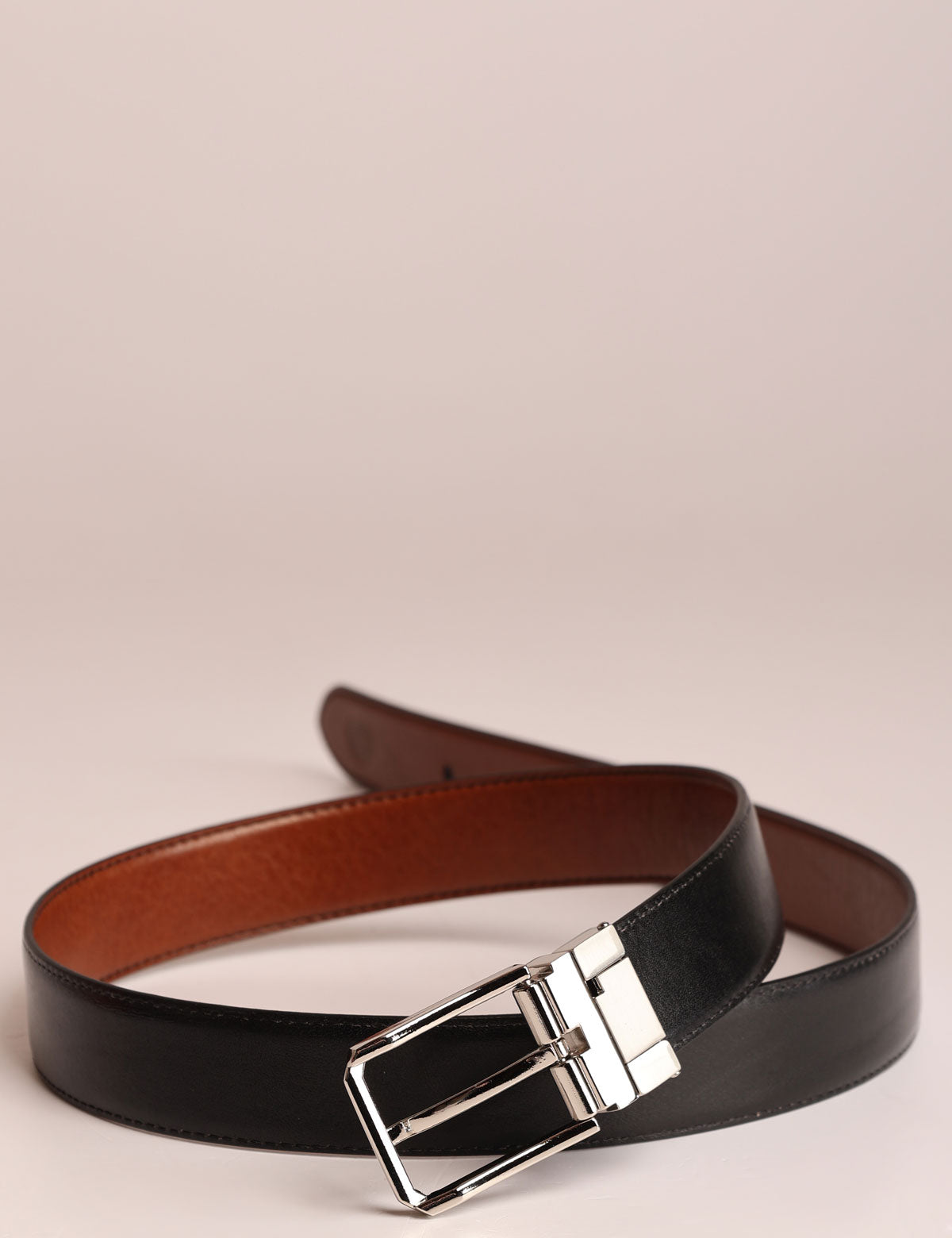 Cintura The Bridge Brunelleschi reversibile con fibbia lucida