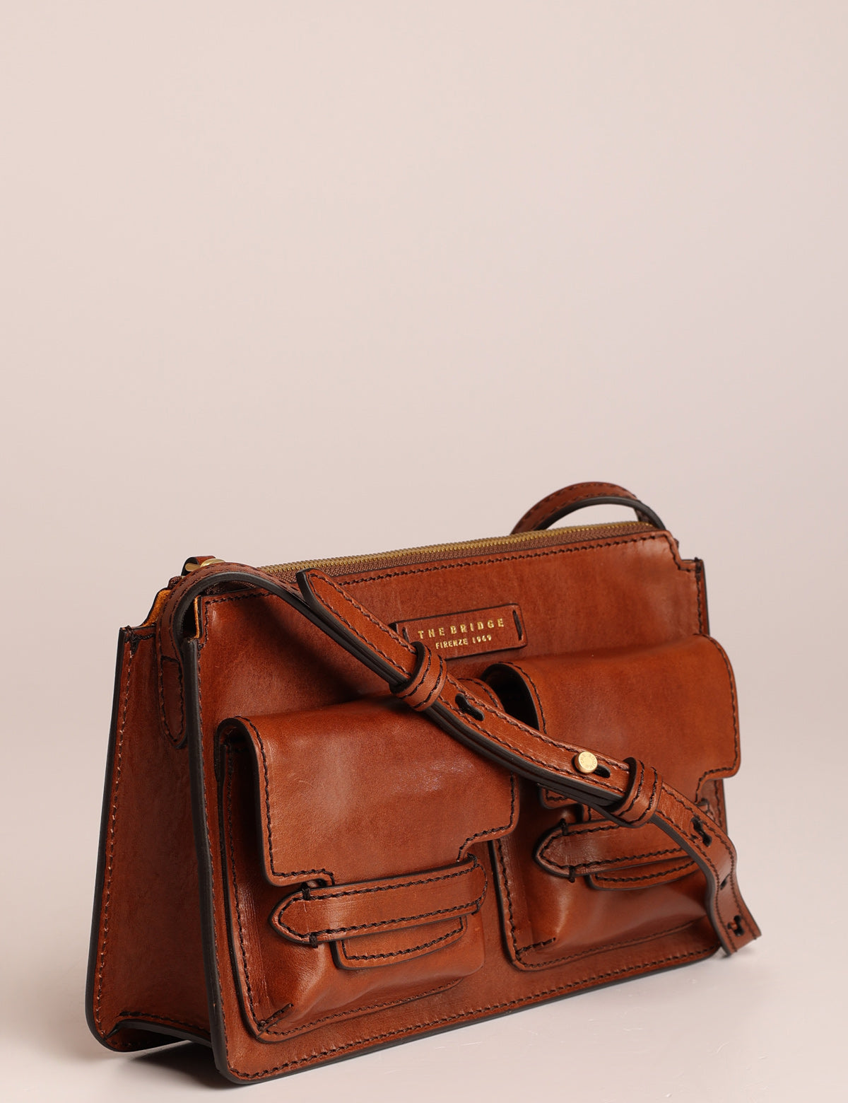 Tracolla The Bridge Lucrezia con tasche frontali