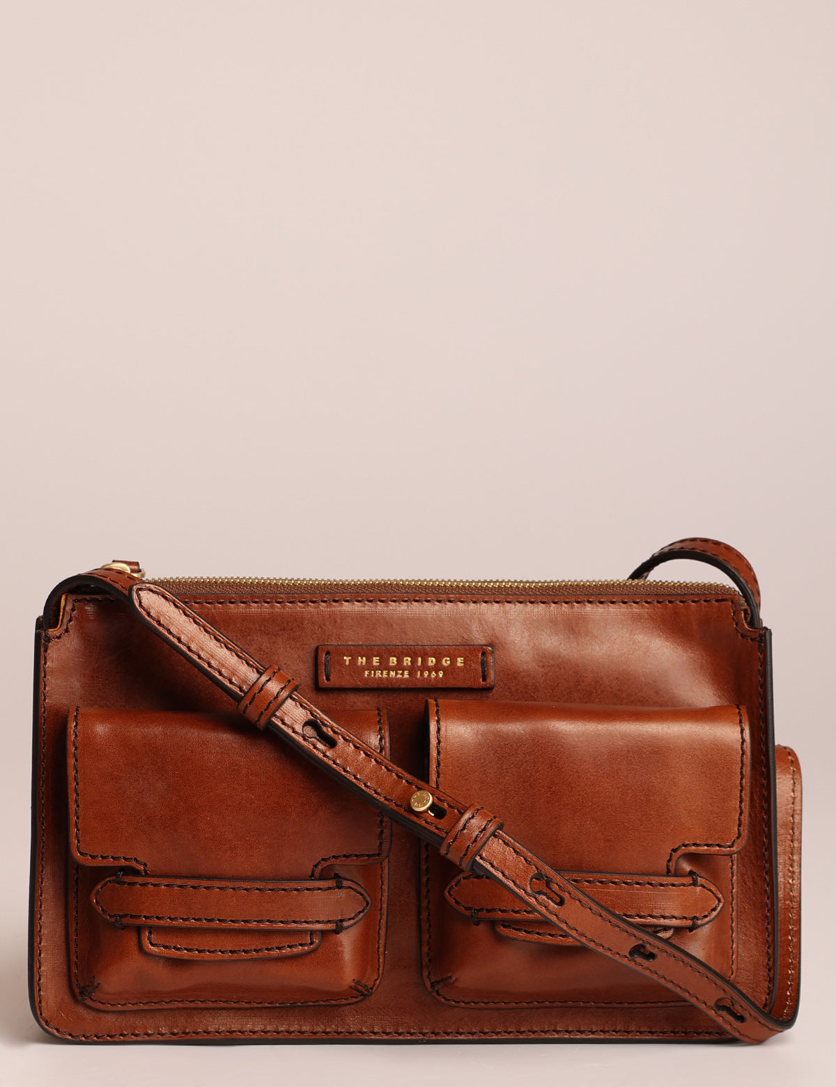 Tracolla The Bridge Lucrezia con tasche frontali