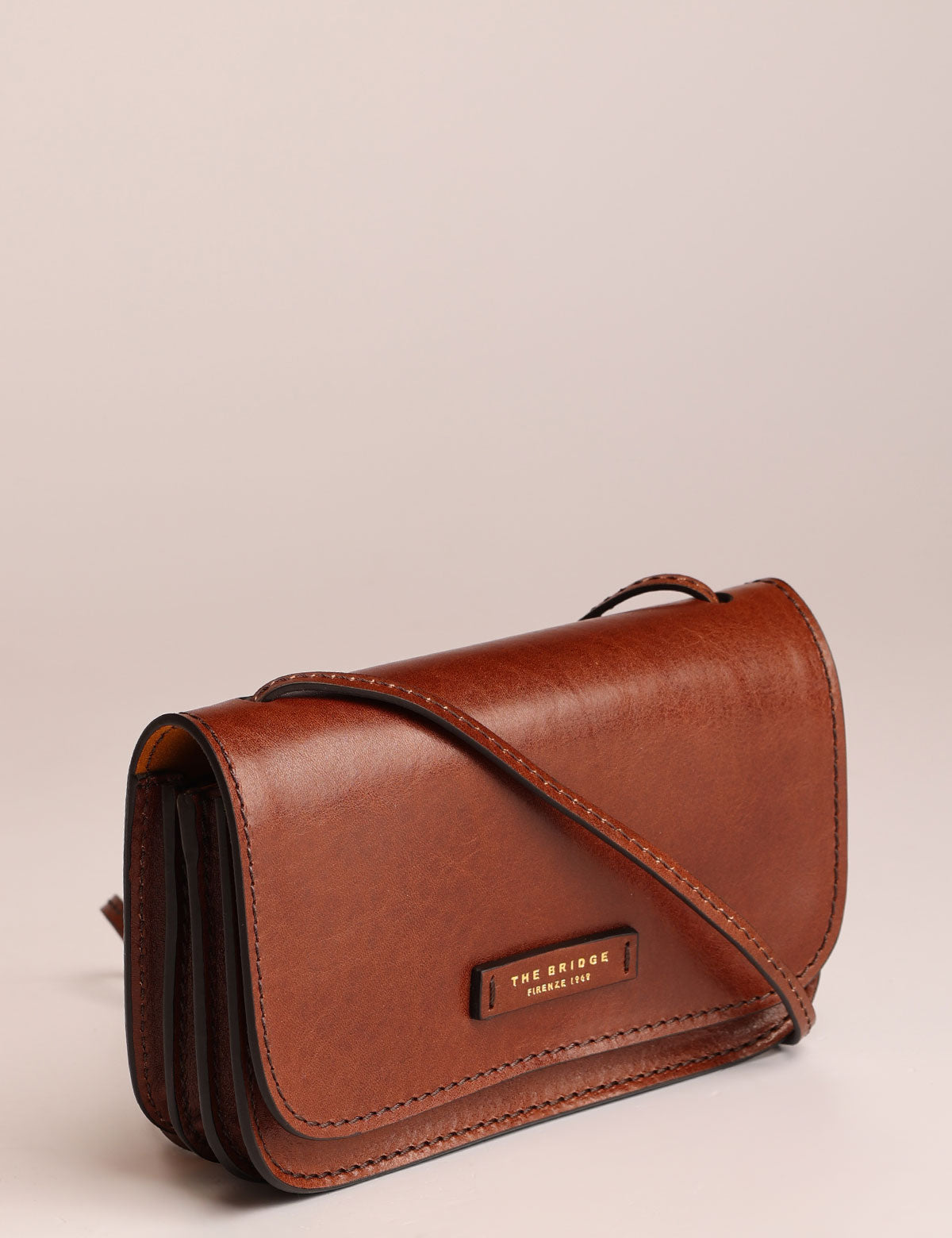 Tracollina The Bridge Rustici mini bag con patta