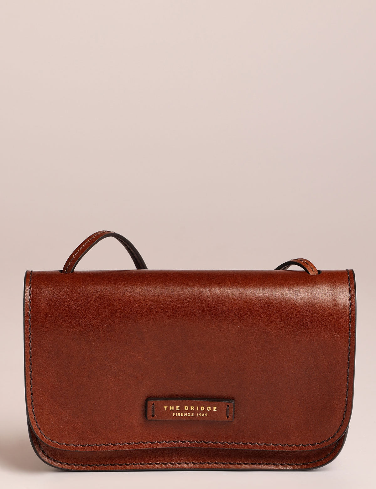 Tracollina The Bridge Rustici mini bag con patta