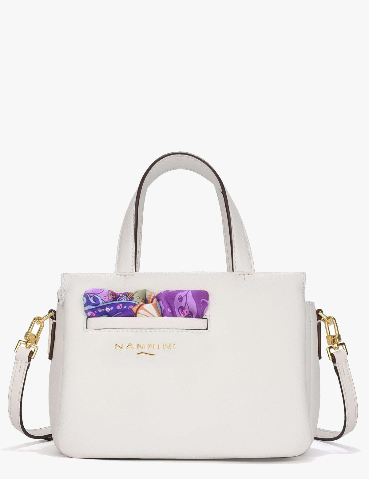 Borsa Nannini Venda con inserto foulard