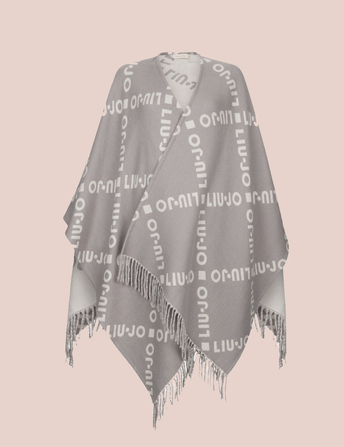 Poncho Liu Jo logato con frange