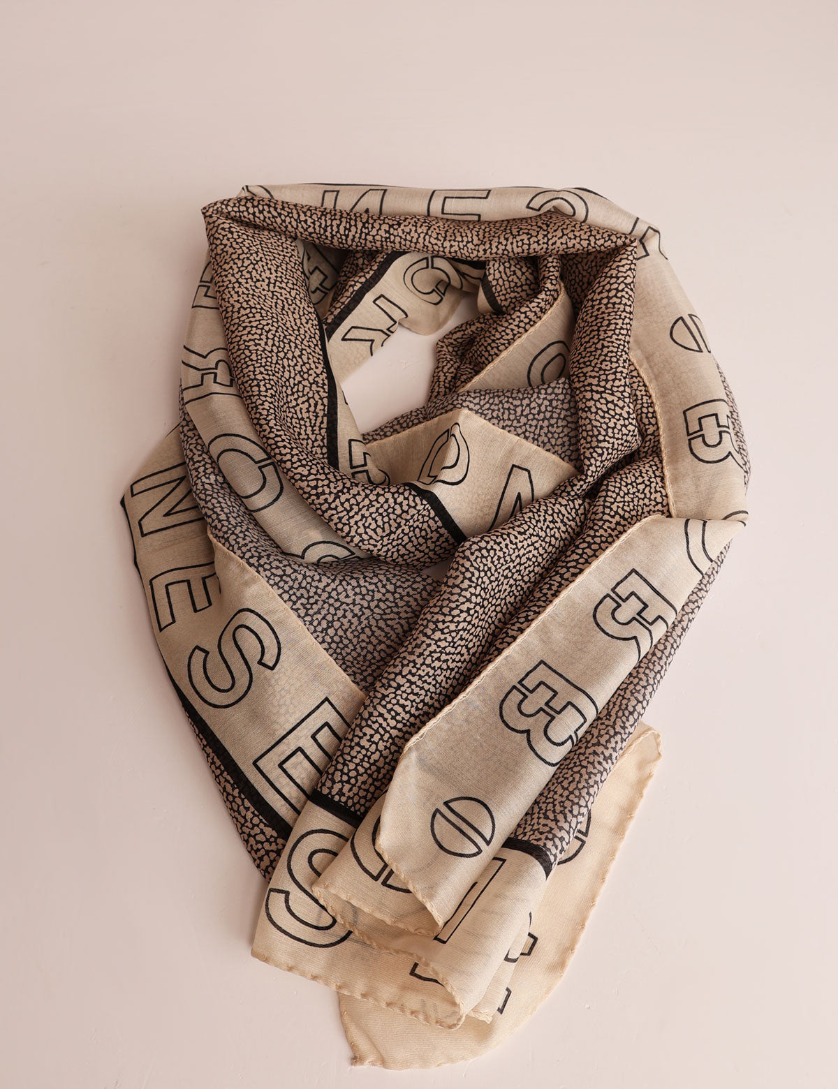 Foulard Borbonese misto lana e seta