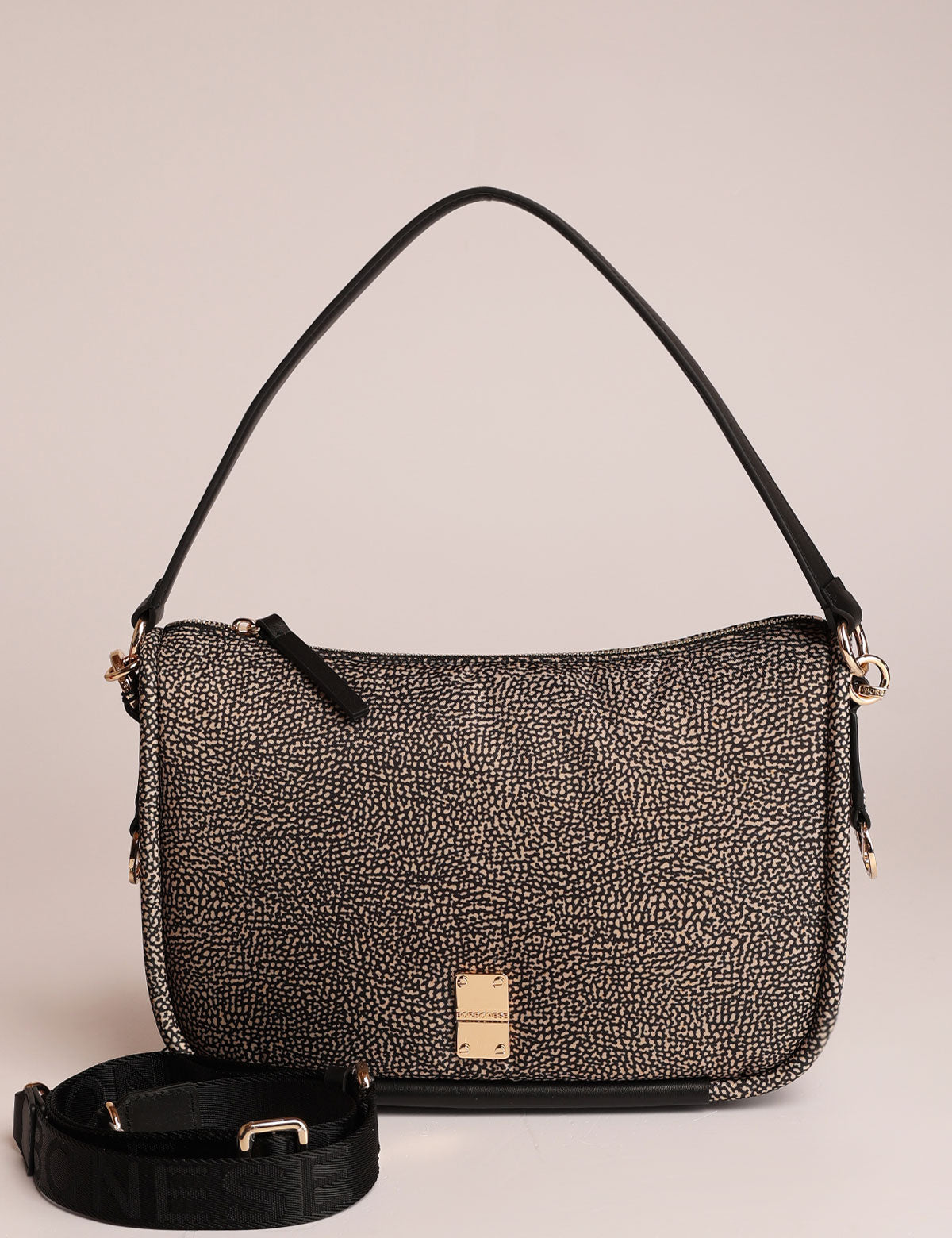 Borsa a spalla Borbonese Cahier con tracolla