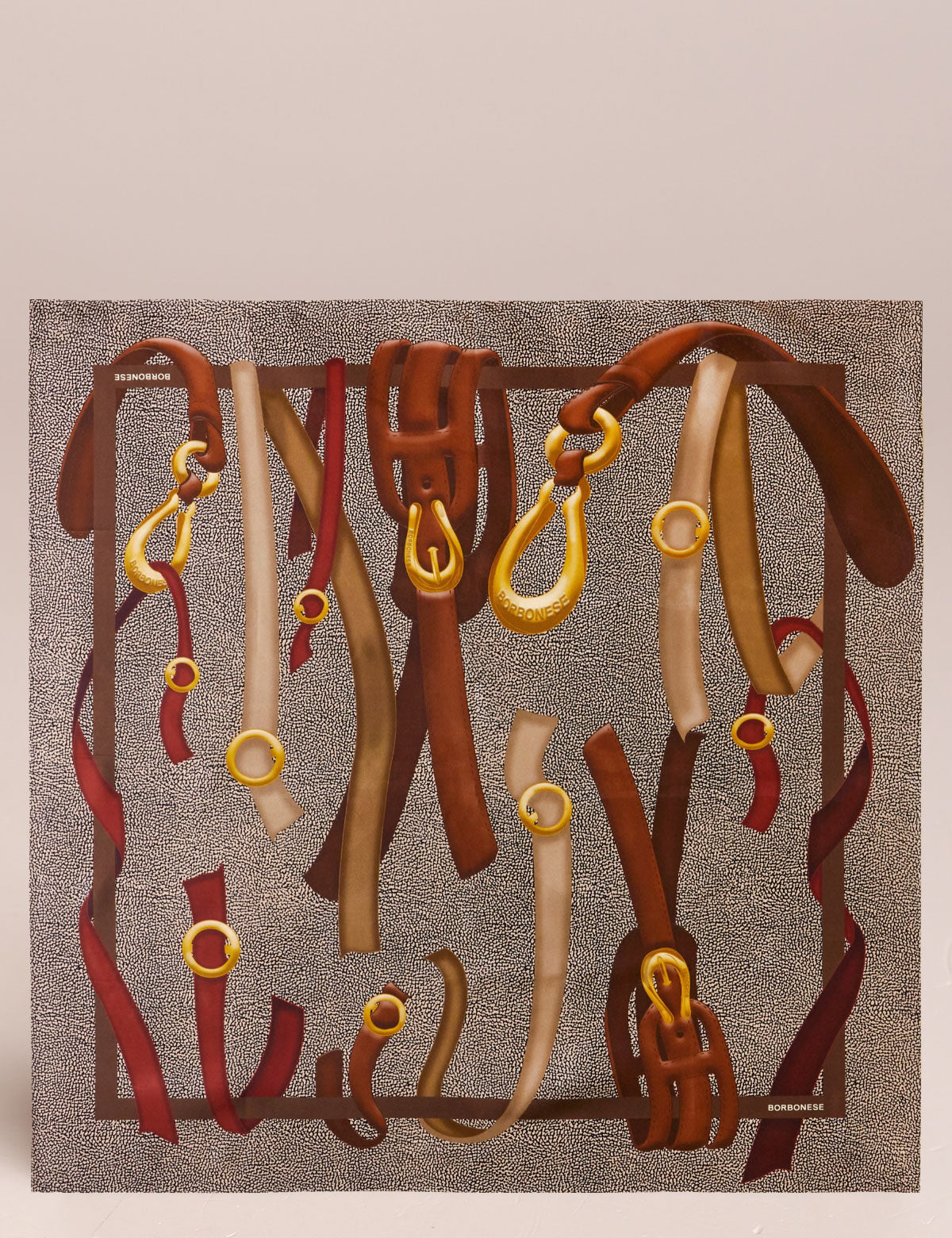 Foulard Borbonese cinghie in seta
