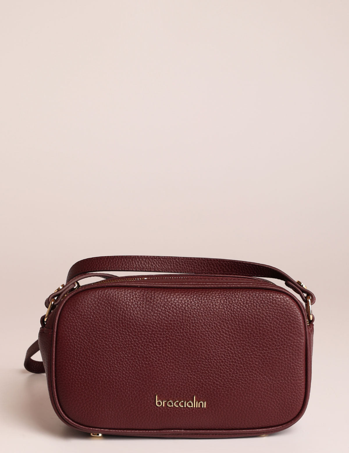 Tracollina Braccialini Jinny Leather doppia zip