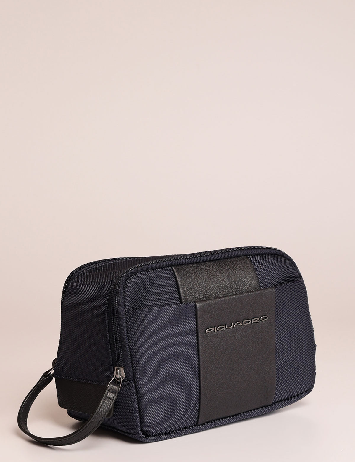 Beauty case Piquadro Brief 2 doppia zip con manichetto