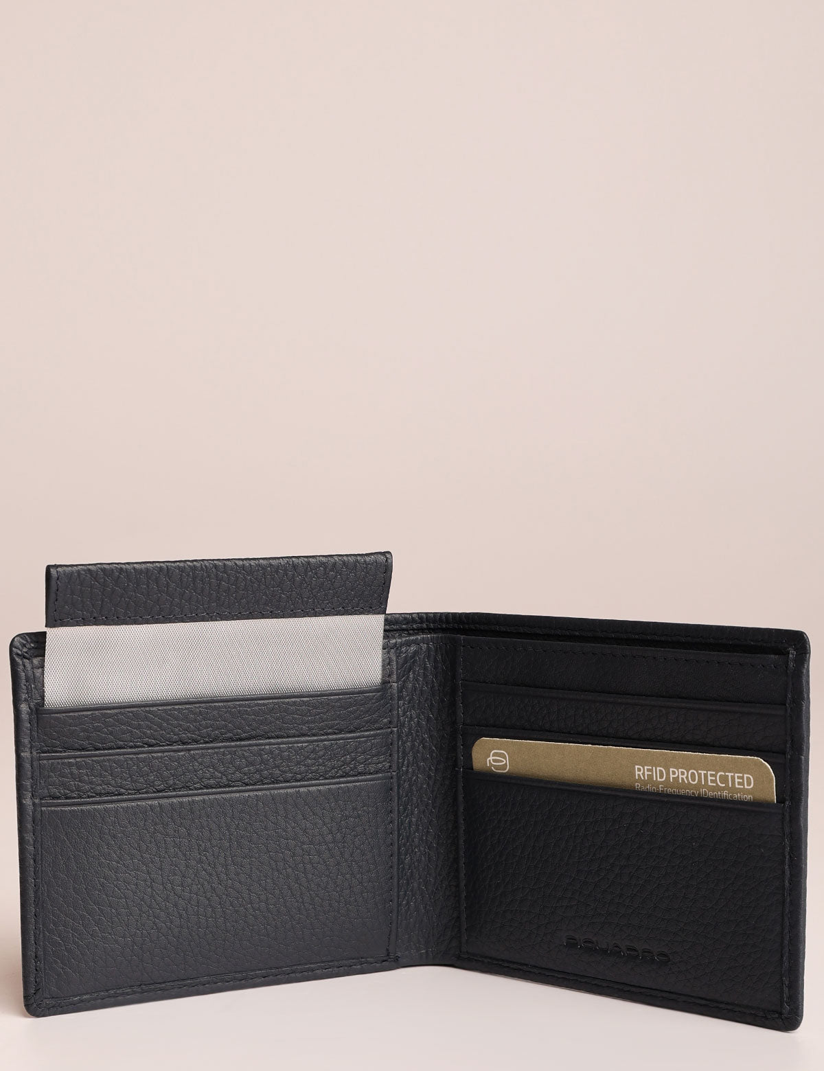 Piquadro PU3891MOSR SMALL LEATHER GOODS Herren-Geldbörse aus Leder mit Dokumentenfach