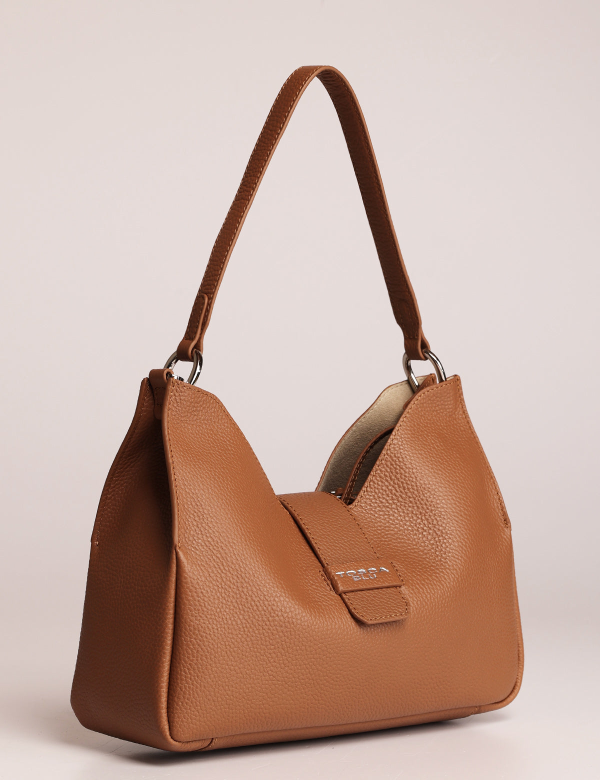 Sacca Tosca Blu Marcella piccola con pochette