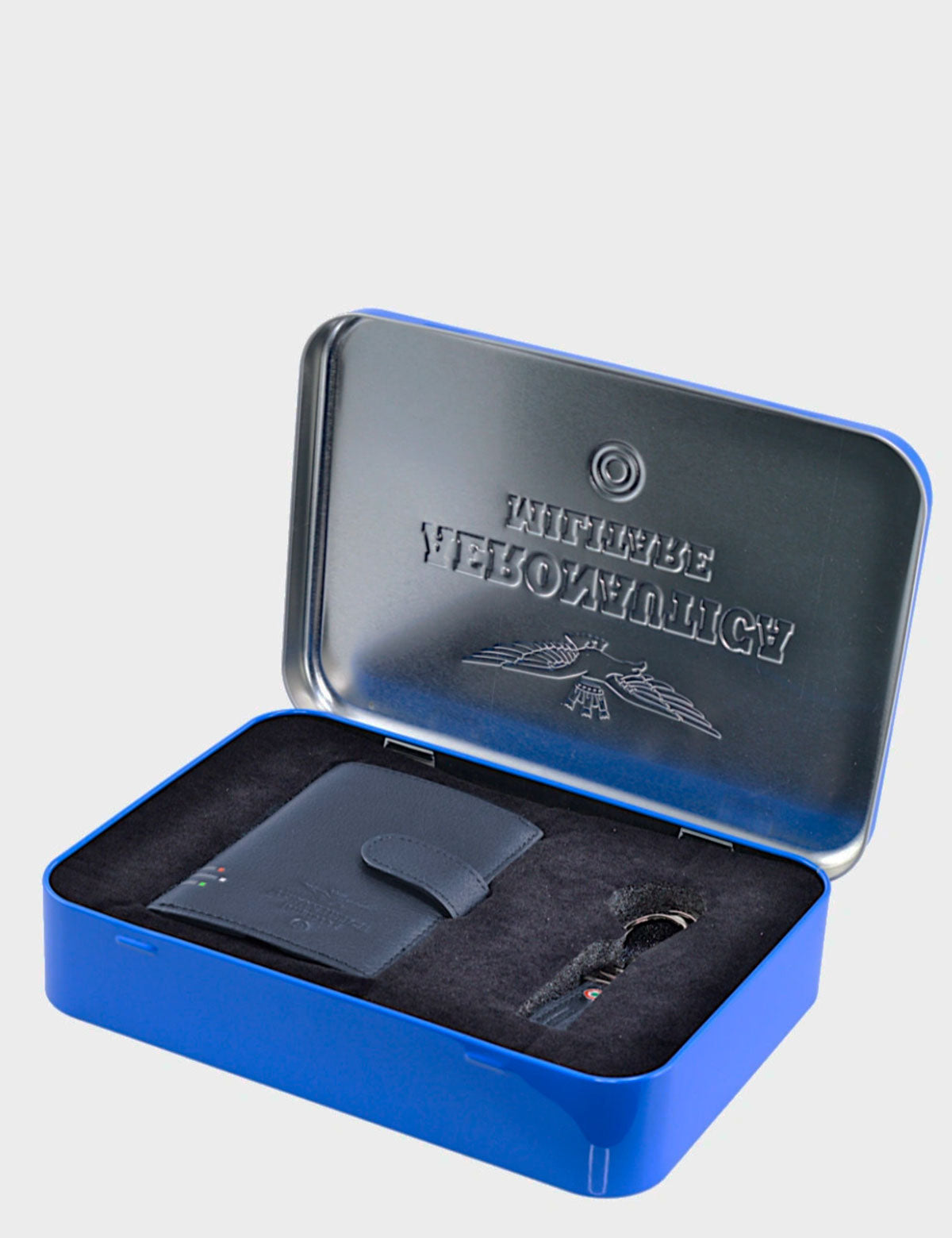 Set regalo Aeronautica Militare portafoglio porta carte + portachiavi