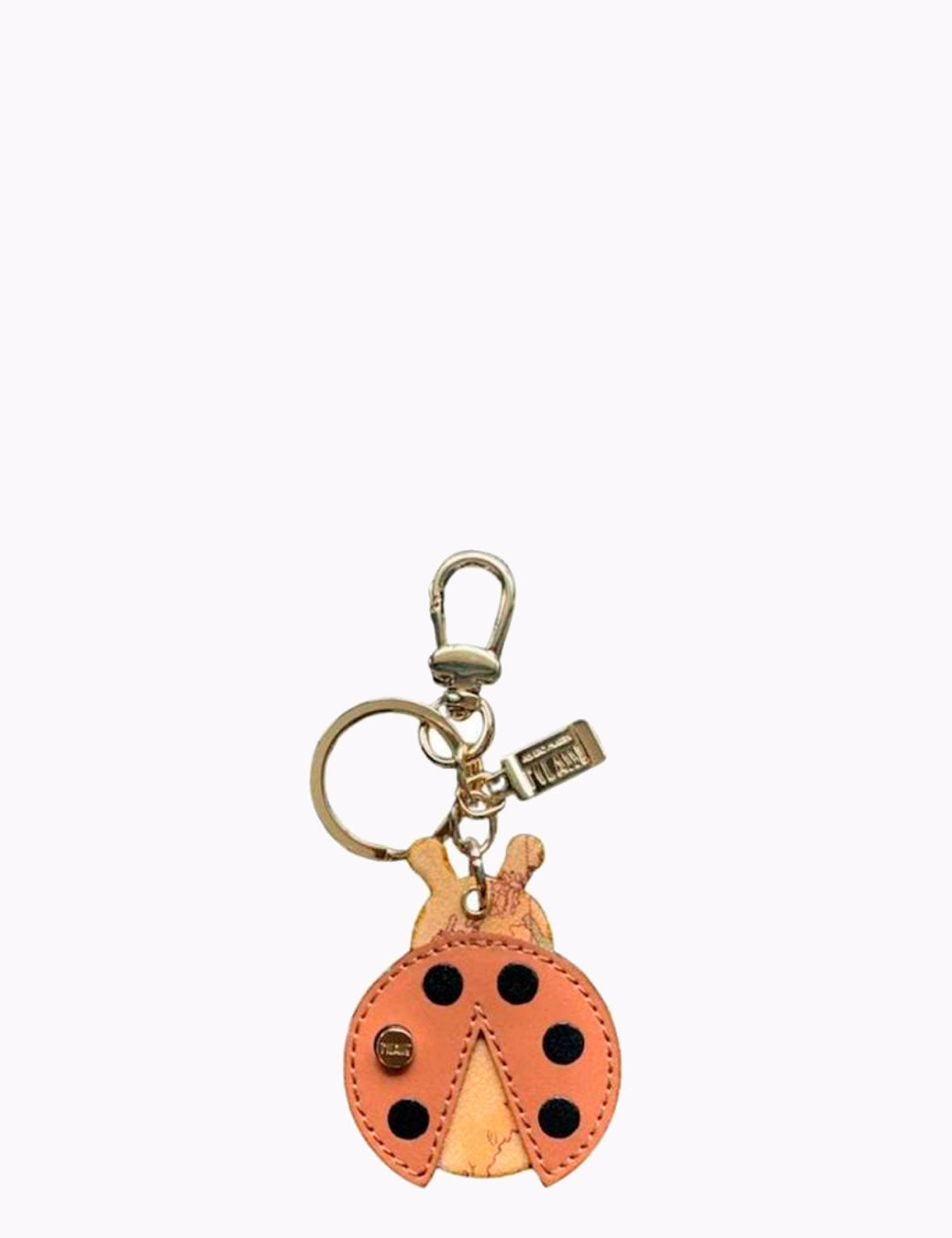 Alviero Martini Prima Classe Geo Classic Ladybug Keychain