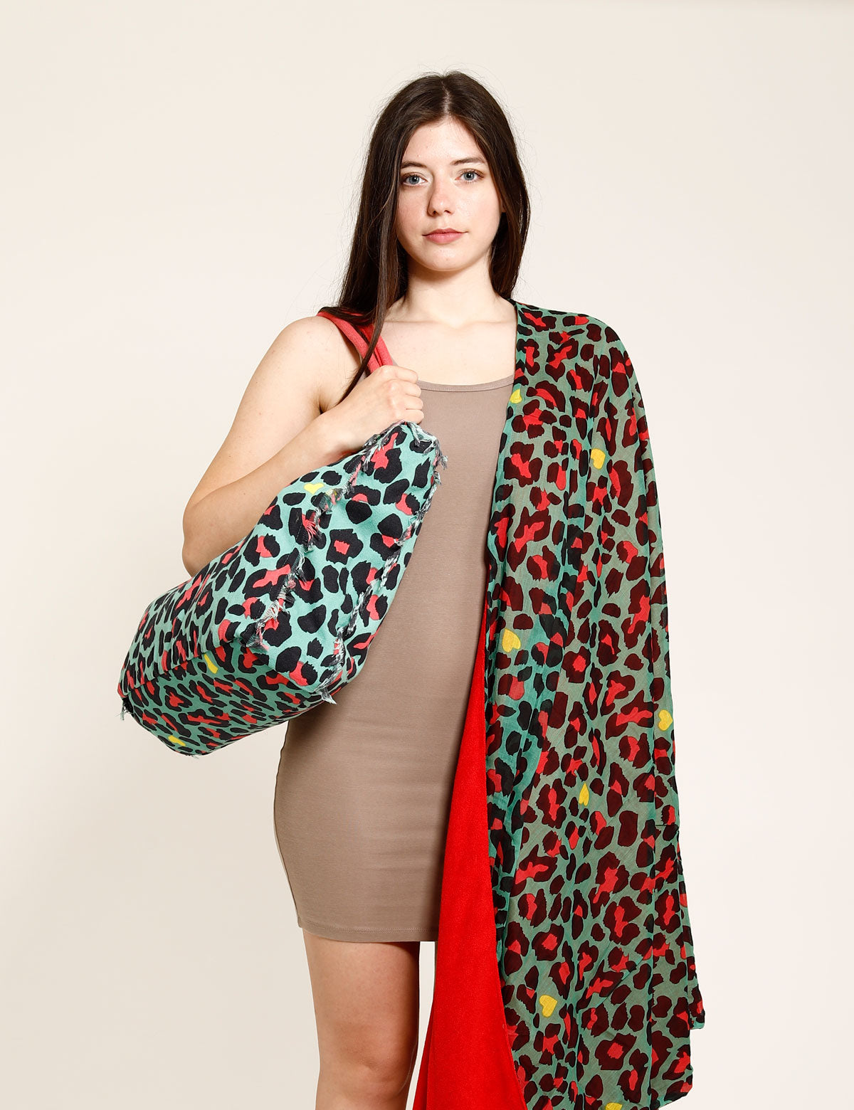 Ayfee animal print beach towel