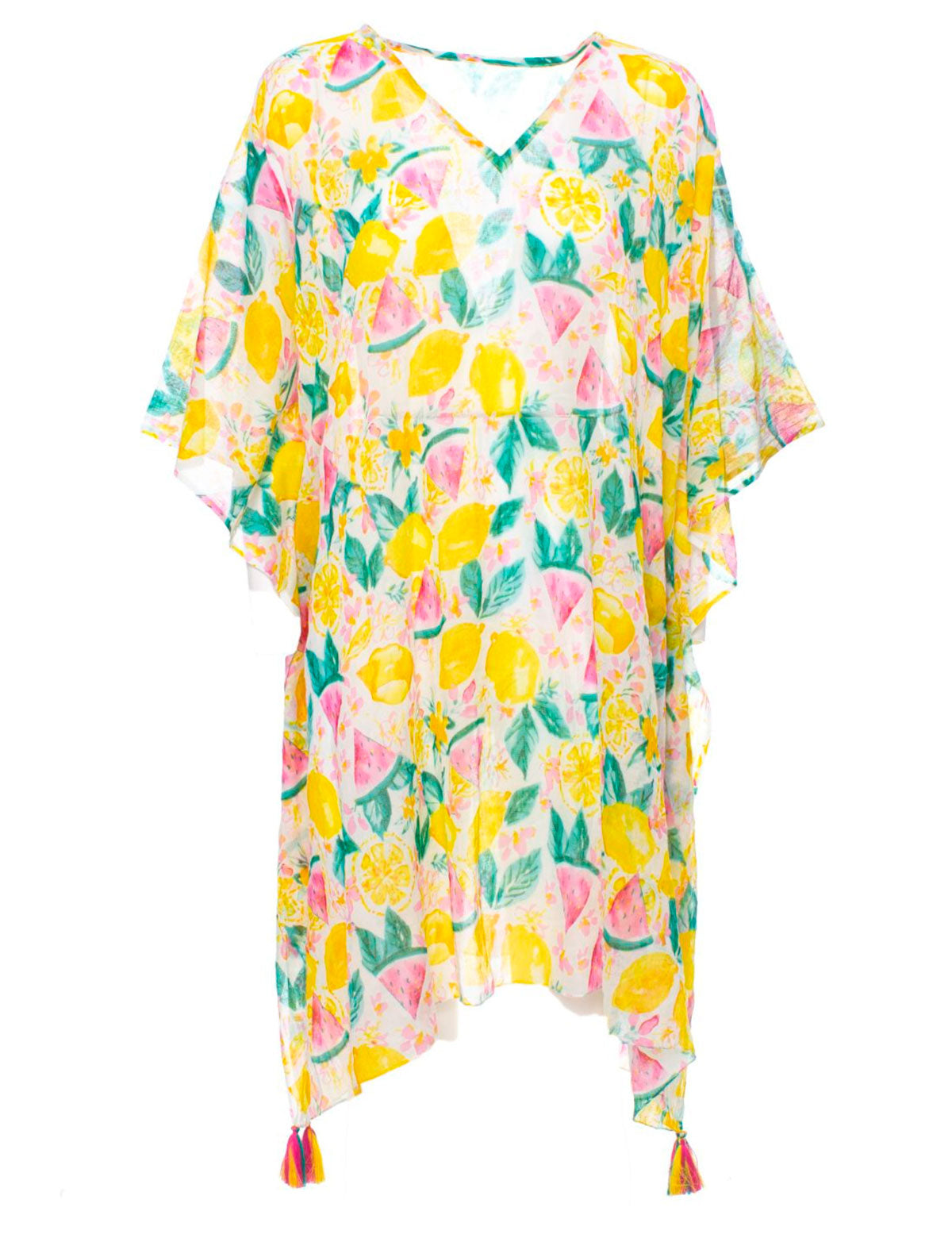 Ayfee Fruit Print Kimono