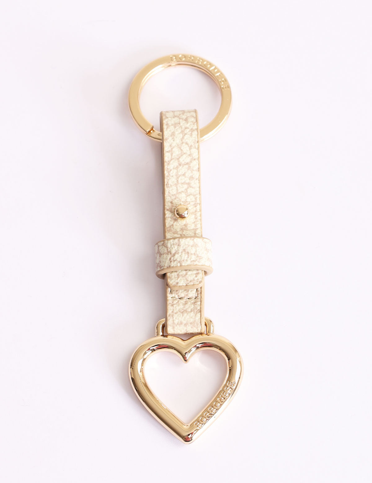 Borbonese Heart Keychain OP Print