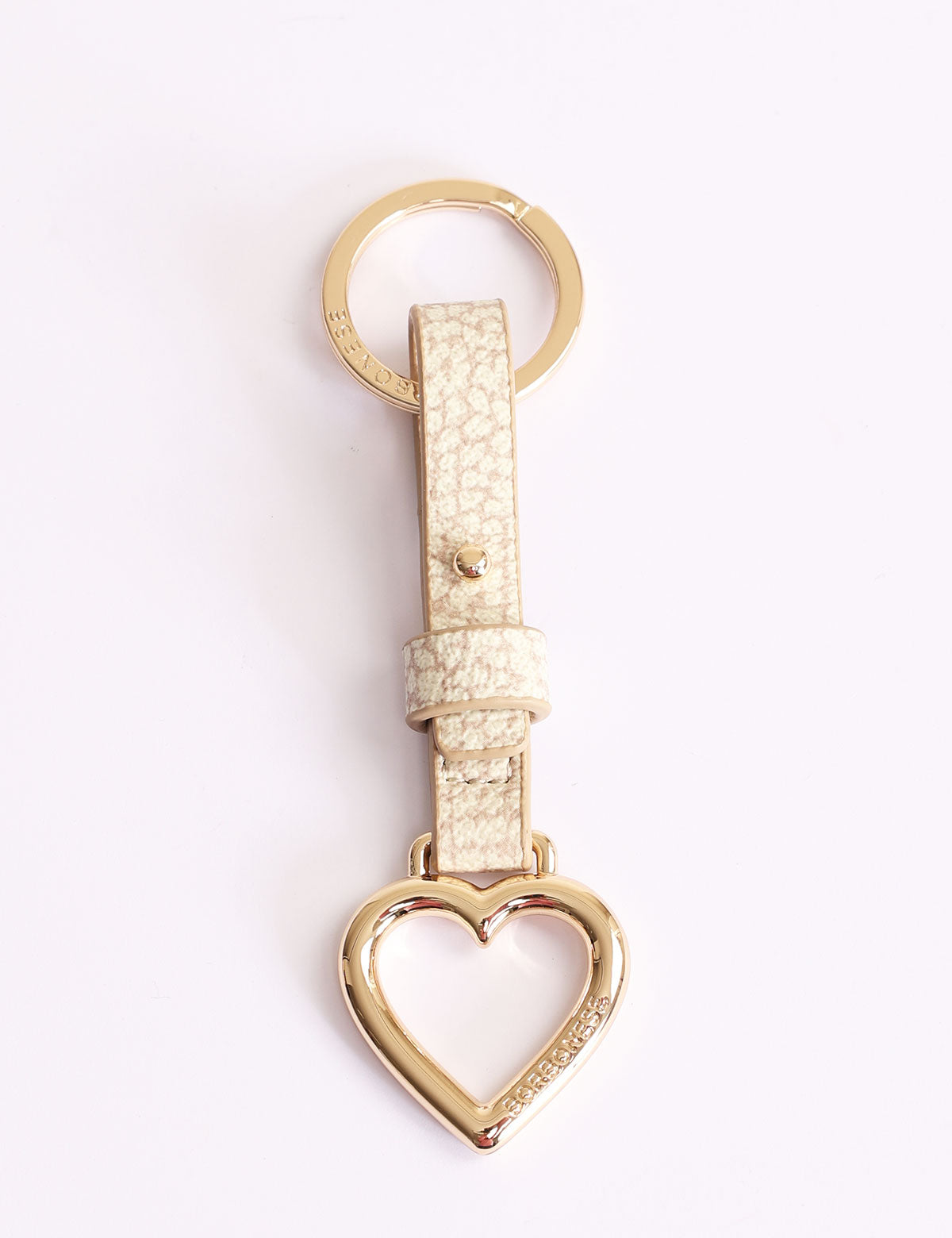 Borbonese Heart Keychain OP Print