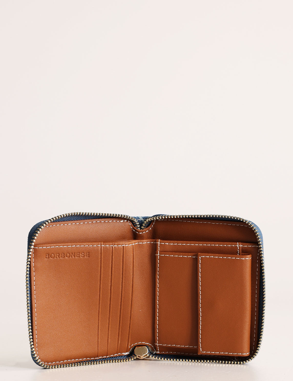 Borbonese Denimia Compact Wallet