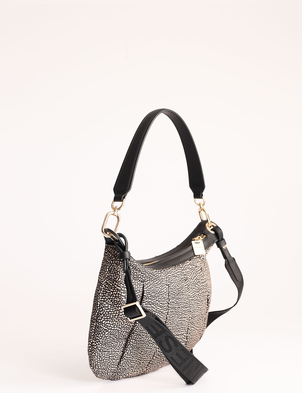 Borbonese Croissant Small Shoulder Bag