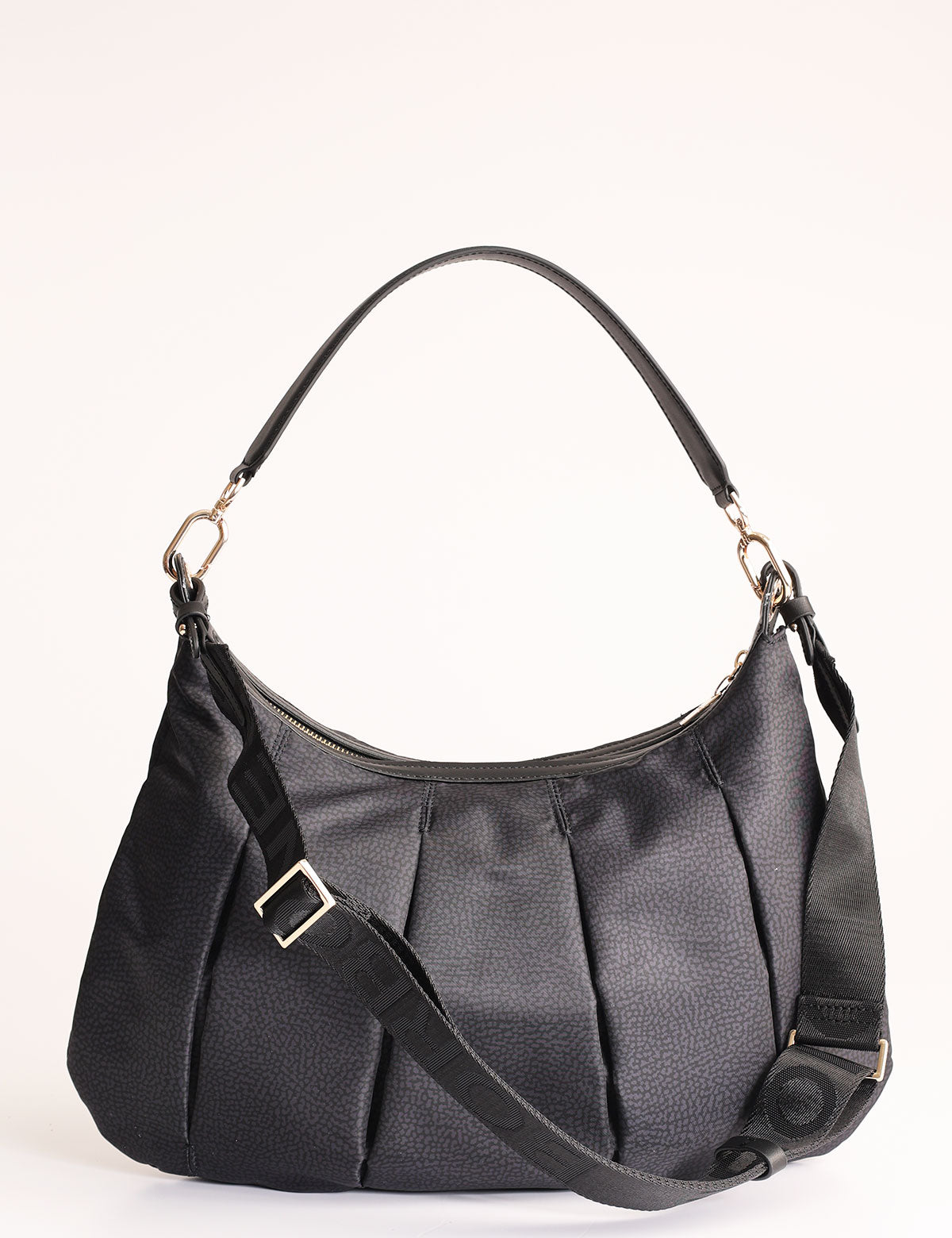 Borbonese Croissant Medium Shoulder Bag