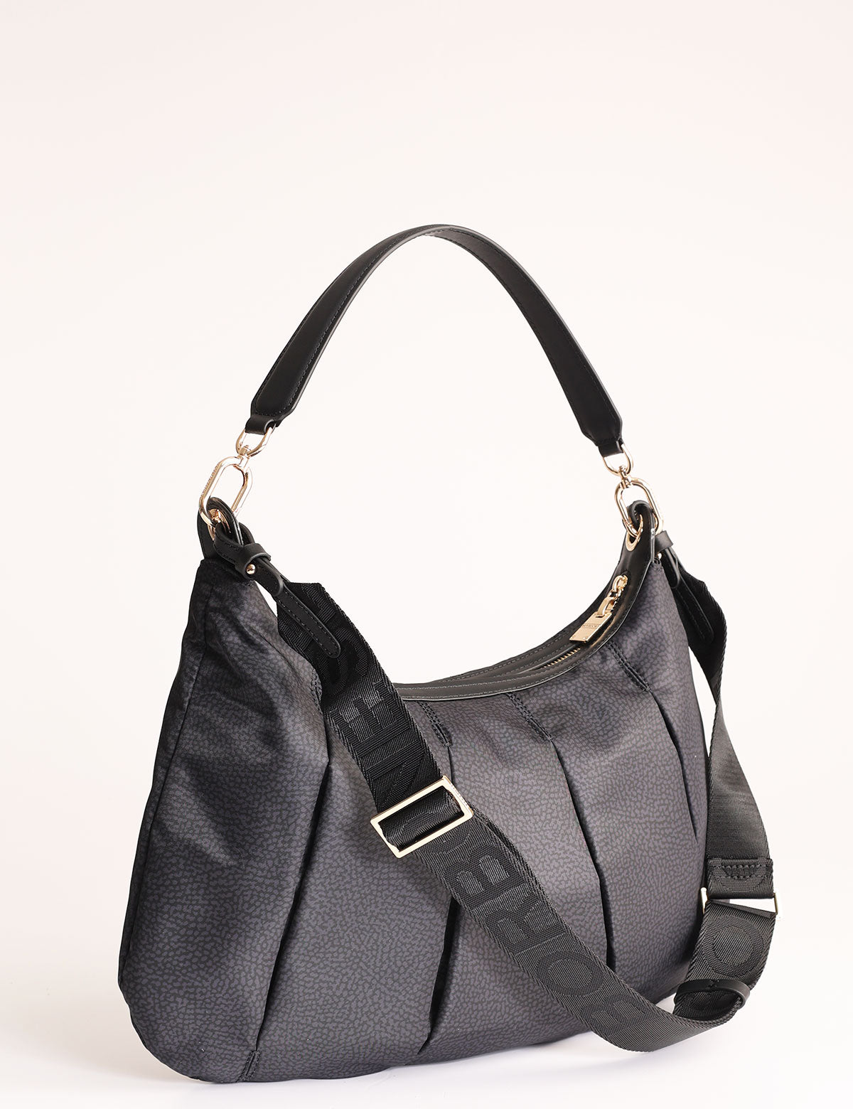 Borbonese Croissant Medium Shoulder Bag