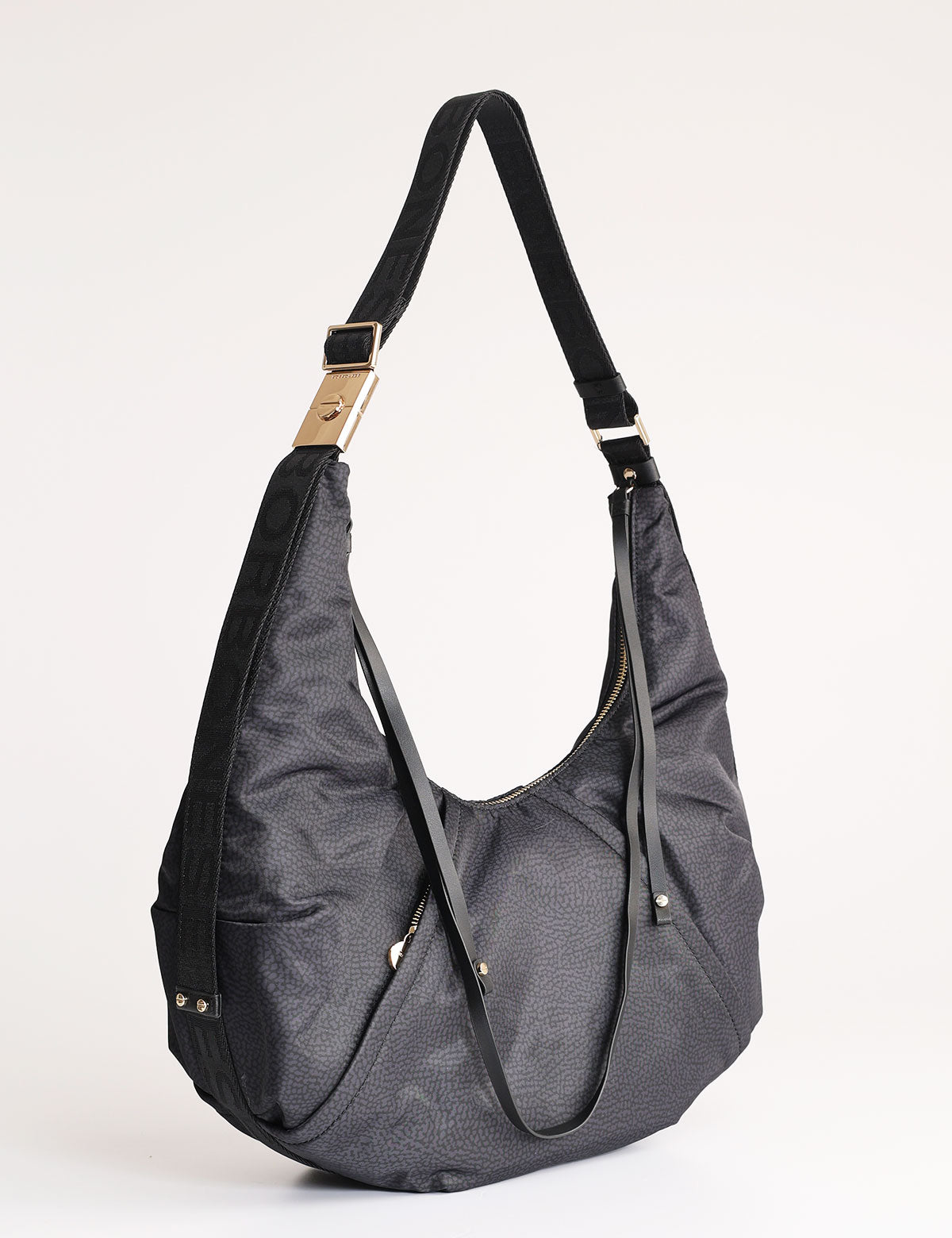 Borbonese Fold Medium Shoulder Bag