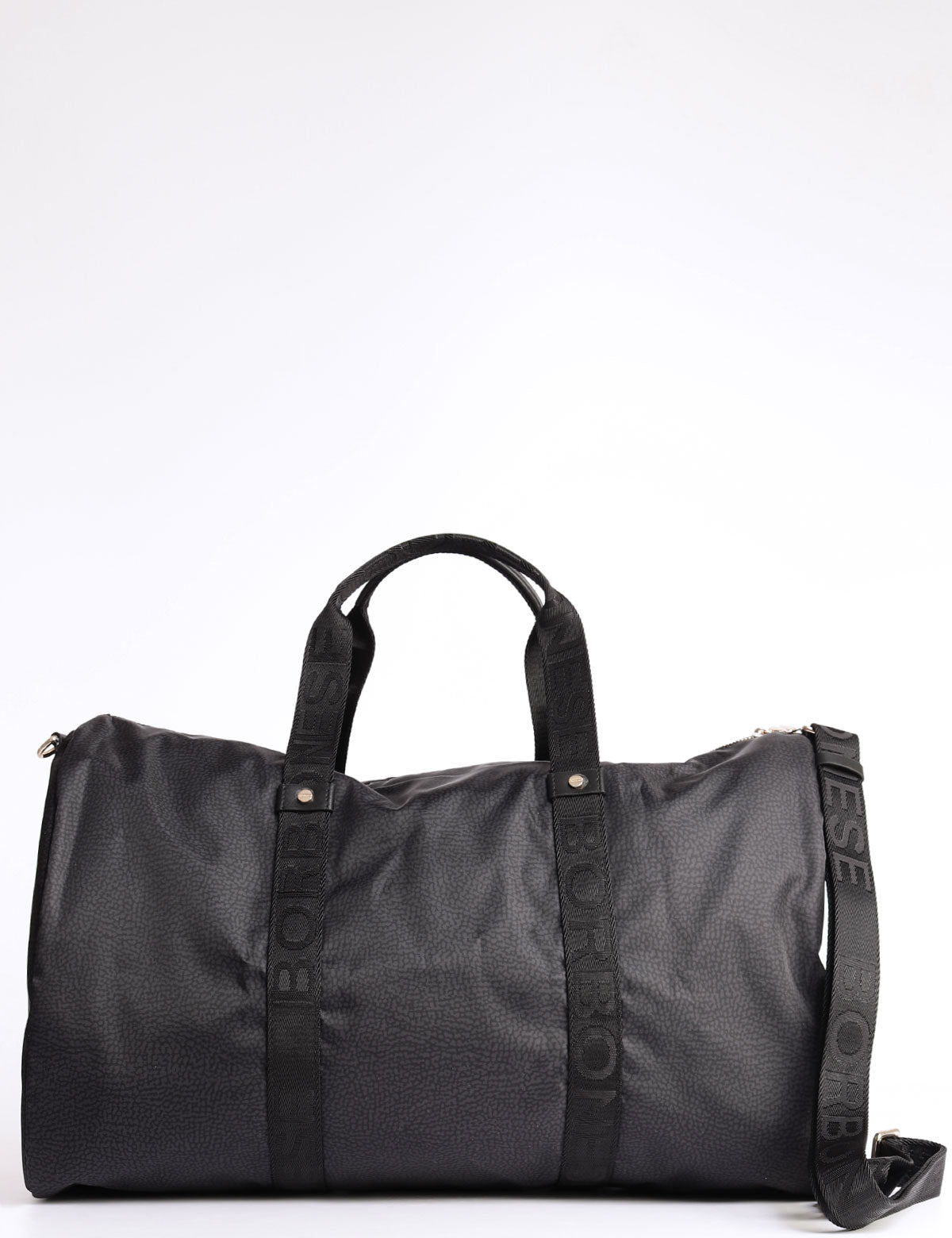 Borbonese Eco Line Duffel Bag with Shoulder Strap