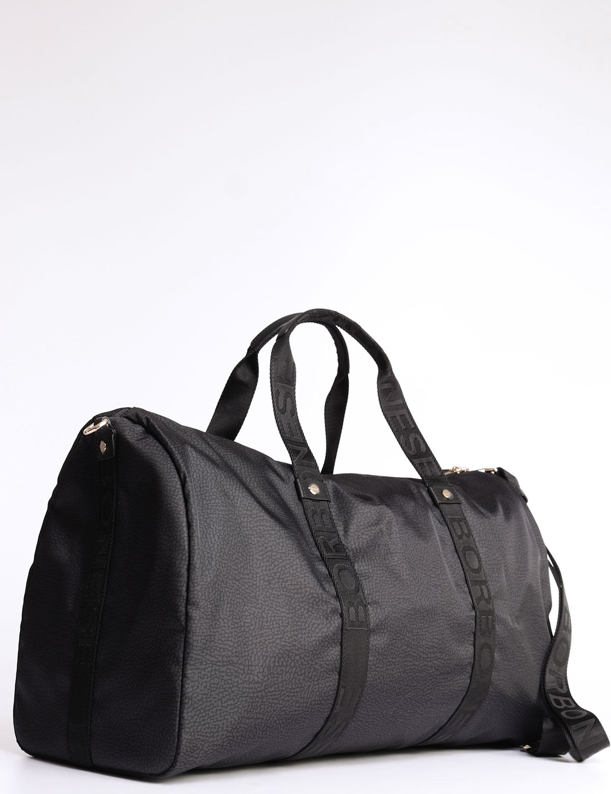 Borbonese Eco Line Duffel Bag with Shoulder Strap