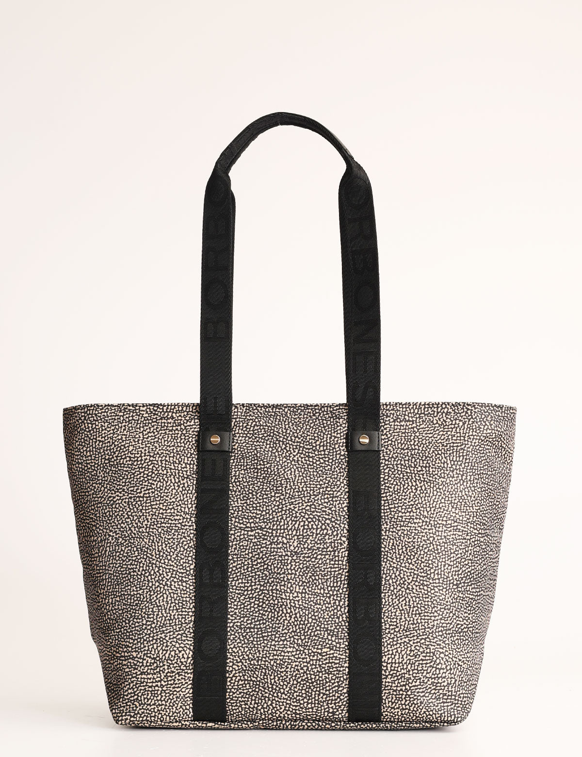 Borbonese Eco Line OP print shopping bag