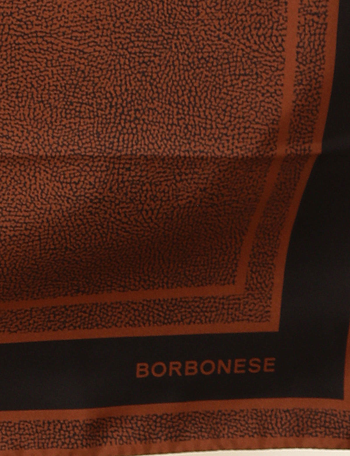 Borbonese silk scarf with OP print