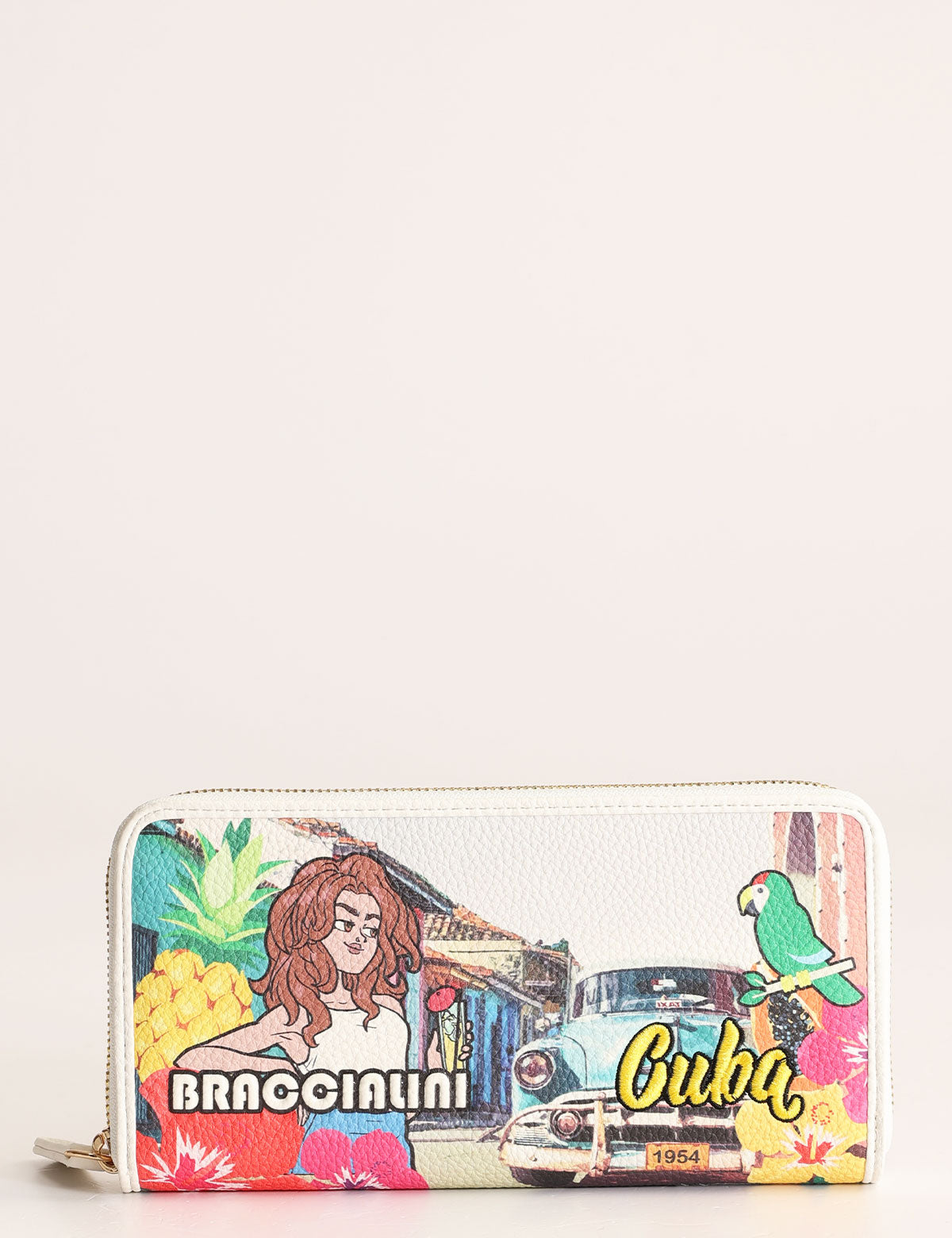 Braccialini Wallet Postcards Cuba