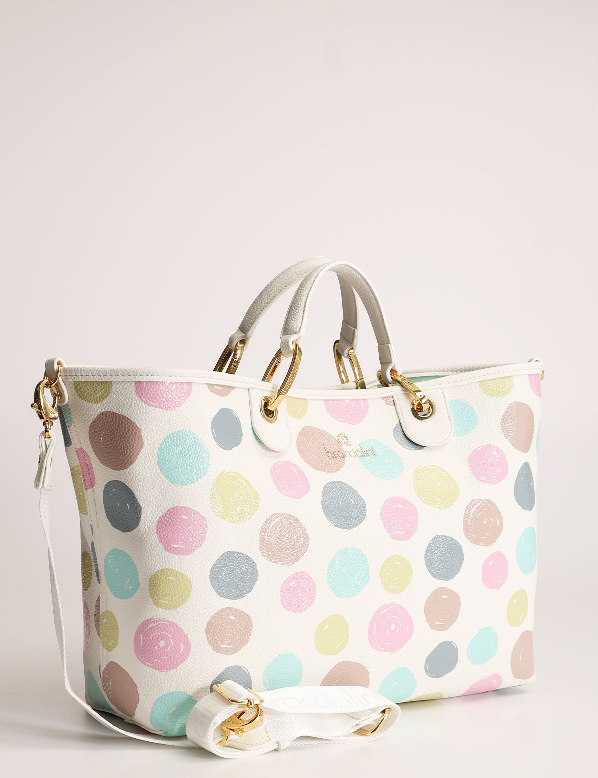 Braccialini Beth Print Handbag with Shoulder Strap