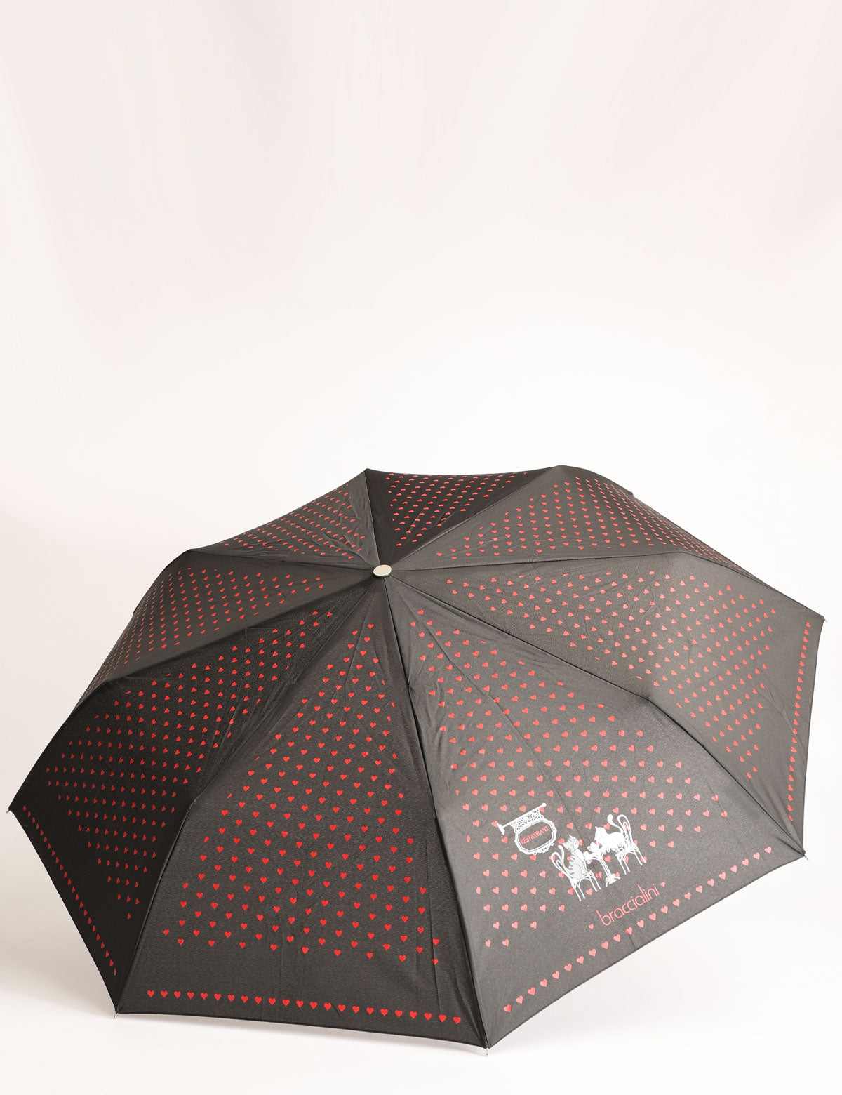 Braccialini Automatic Umbrella Cat Print